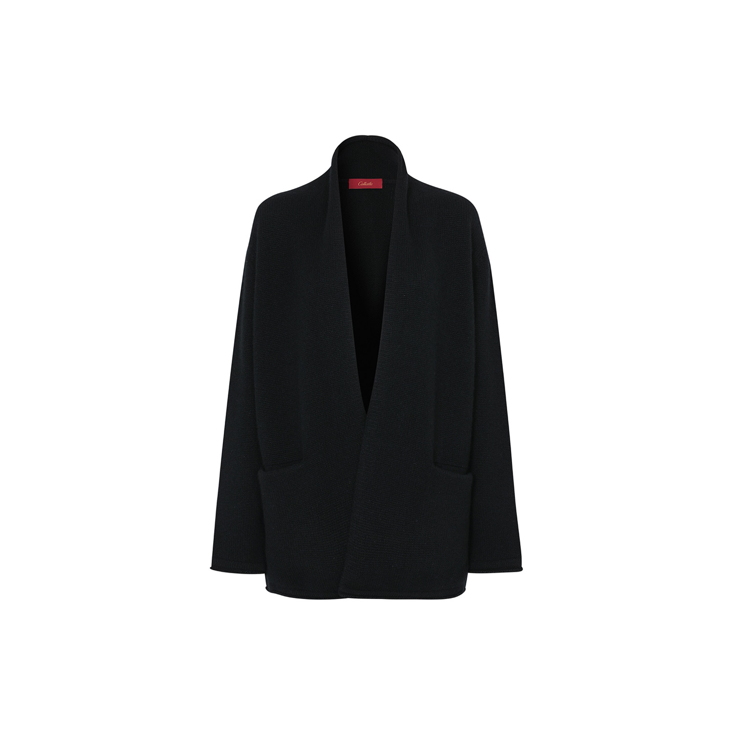 Callaite Women's Pure Cashmere Giulia Cardigan - Black In Black