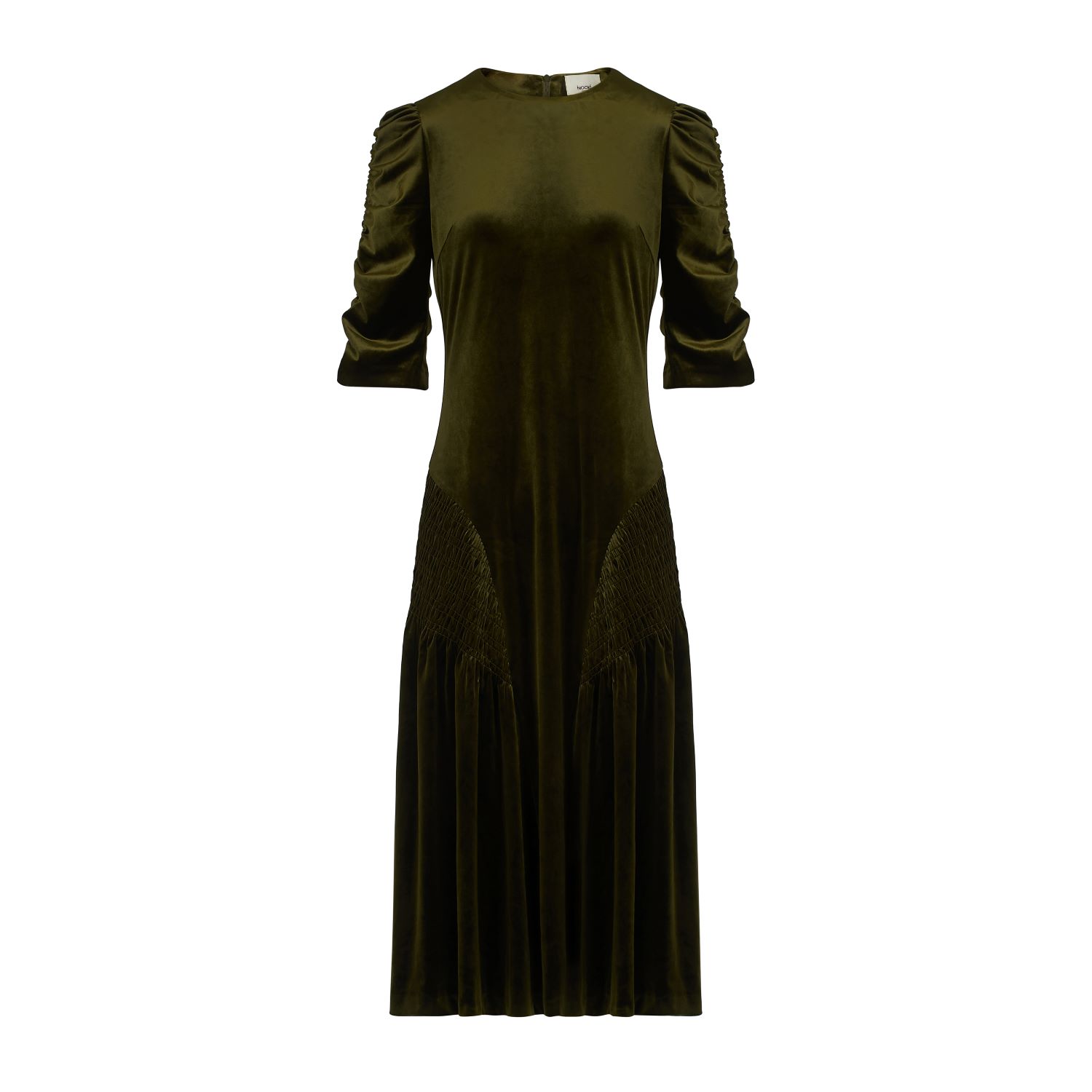 Nooki Design Women's Lana Velvet Dress In Green In Green