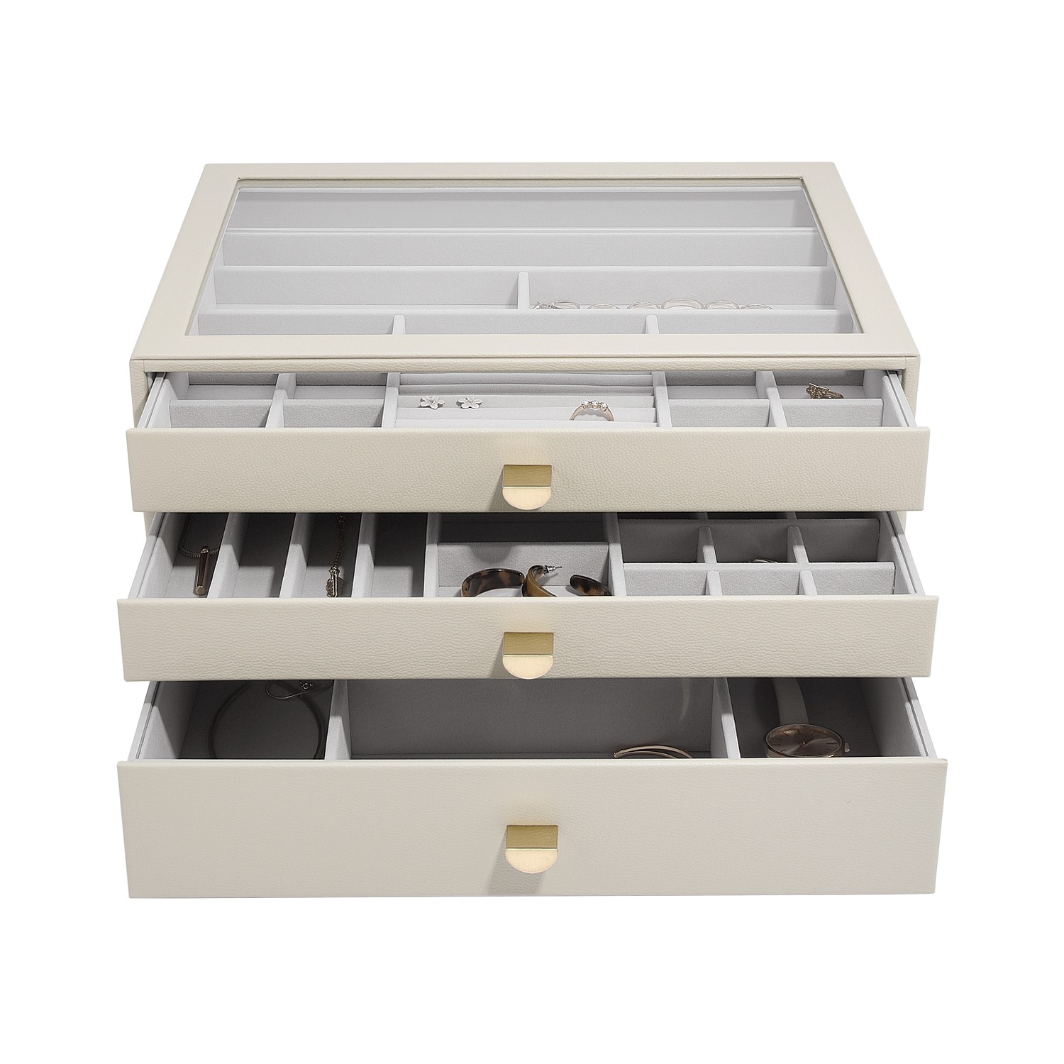 Stackers Jewelry box classic 3-chamber - 73741