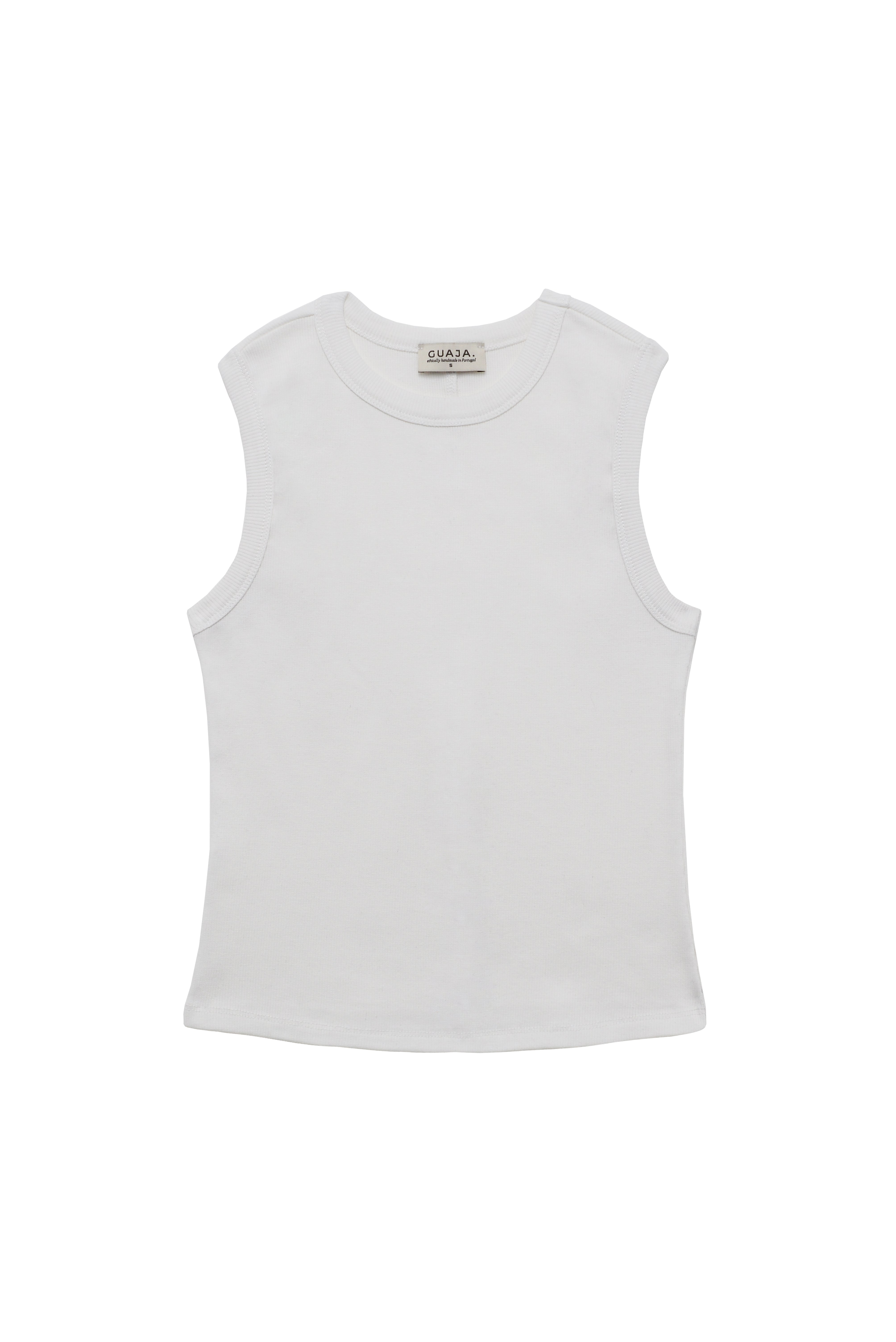 Guaja. Studio Women's Kurt High-neck Tank Top - White In White
