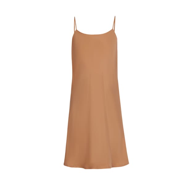 terracotta slip dress
