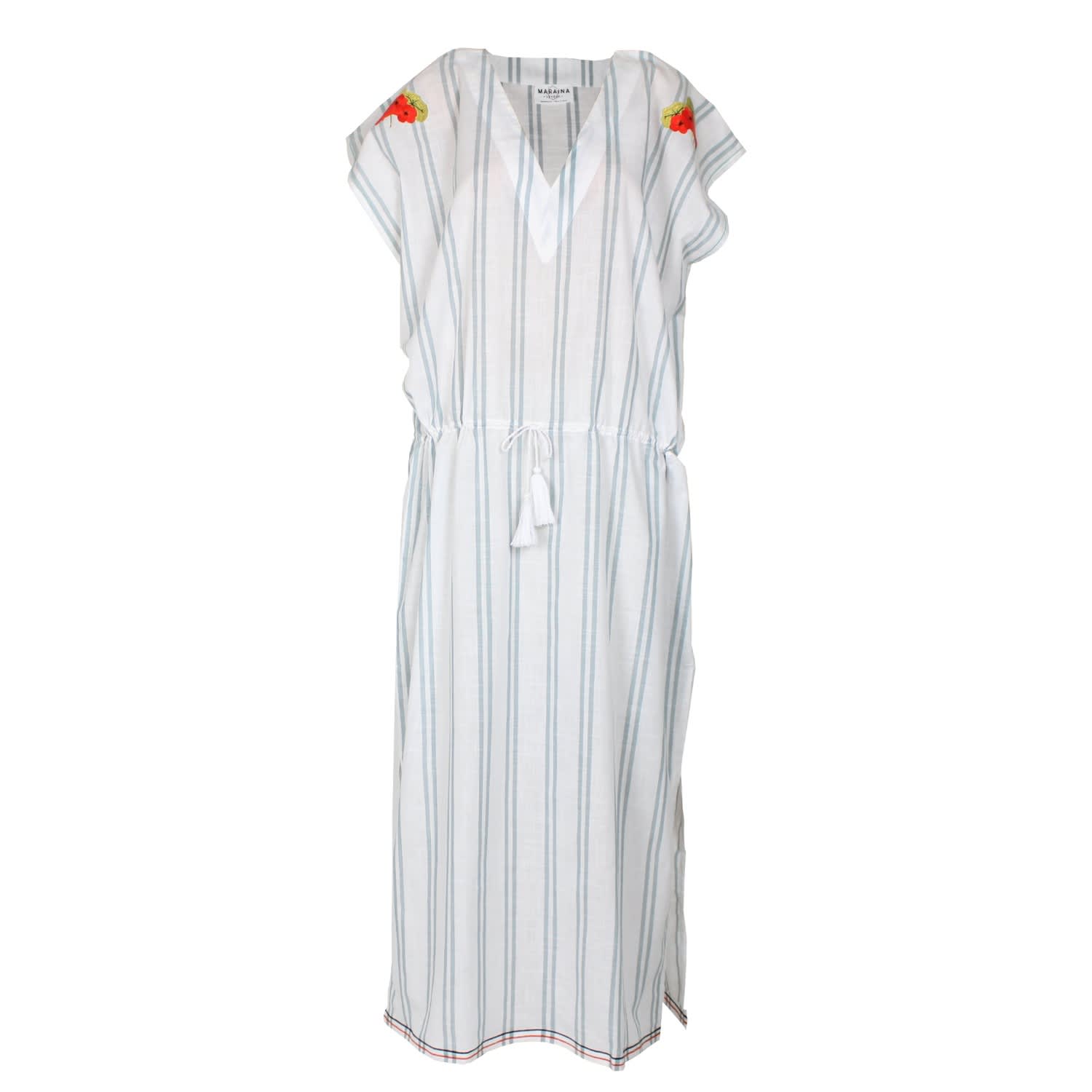 drawstring kaftan dress