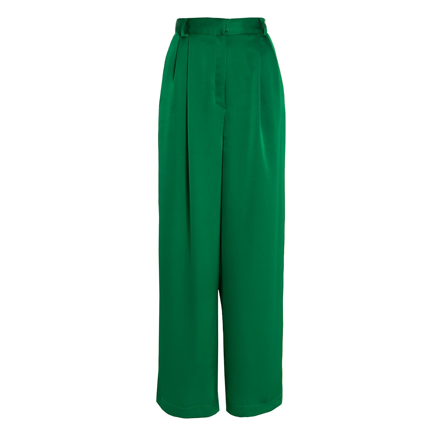 Women’s The Suit Pants In Emerald Green Small Roses are Red