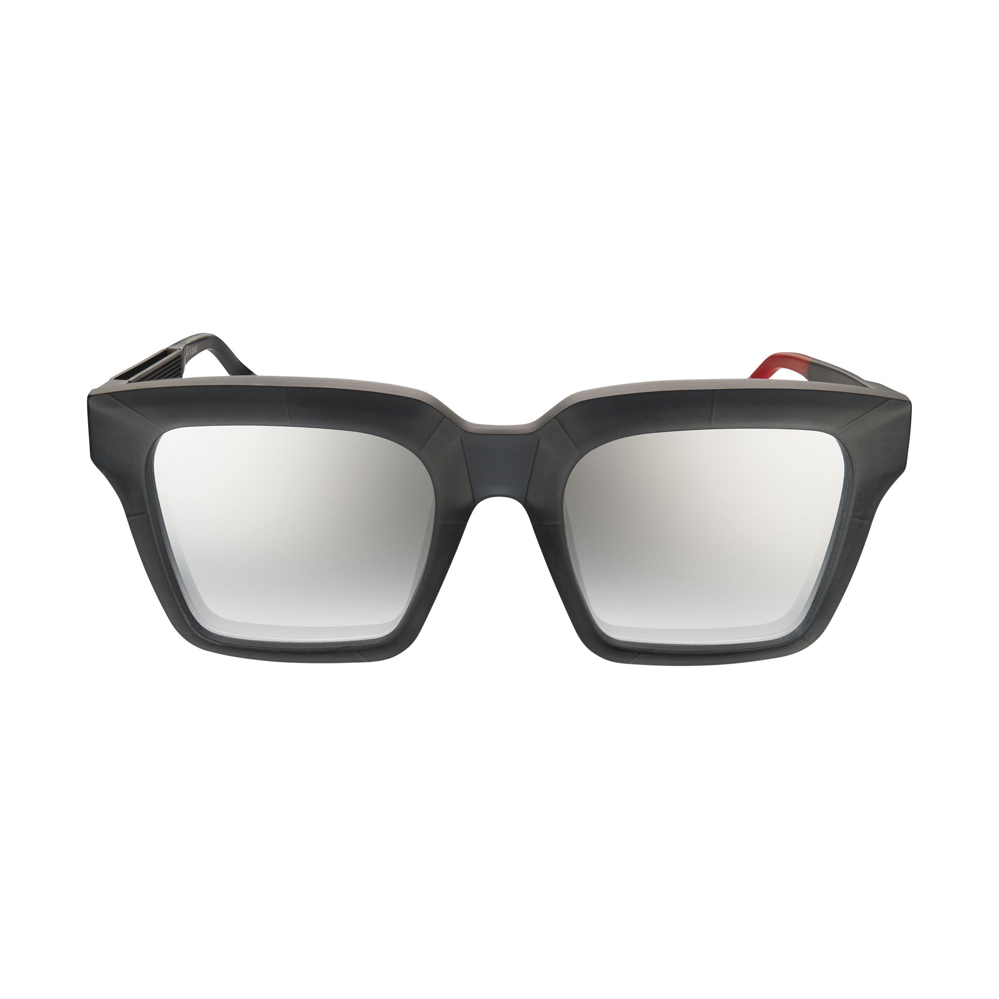 Vysen Eyewear Women's Grey / Black The Fer Clear Dark Denim And Black Temple In Grey/black