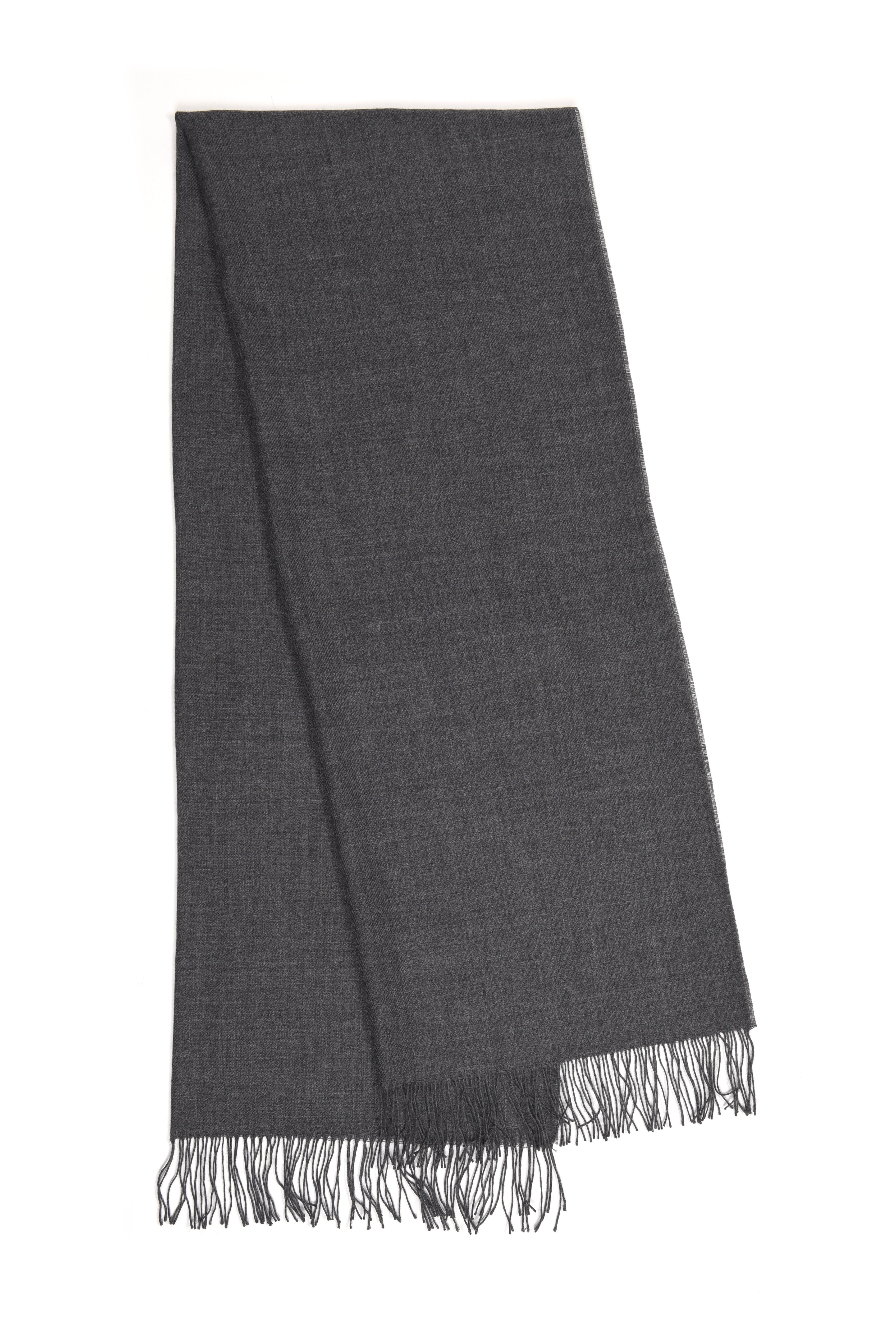 Justlove Women's Peruvian Baby Alpaca Scarf Lucia Grey In Grey