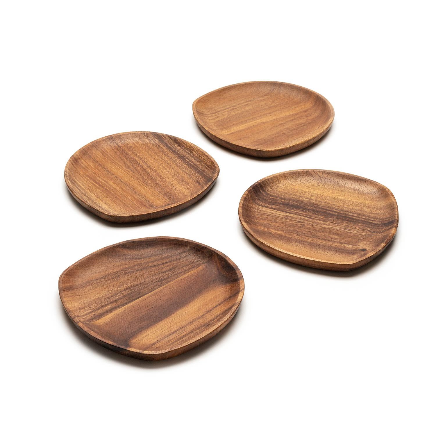 Neutrals Forēe Wooden Plate Set - Medium Ohom