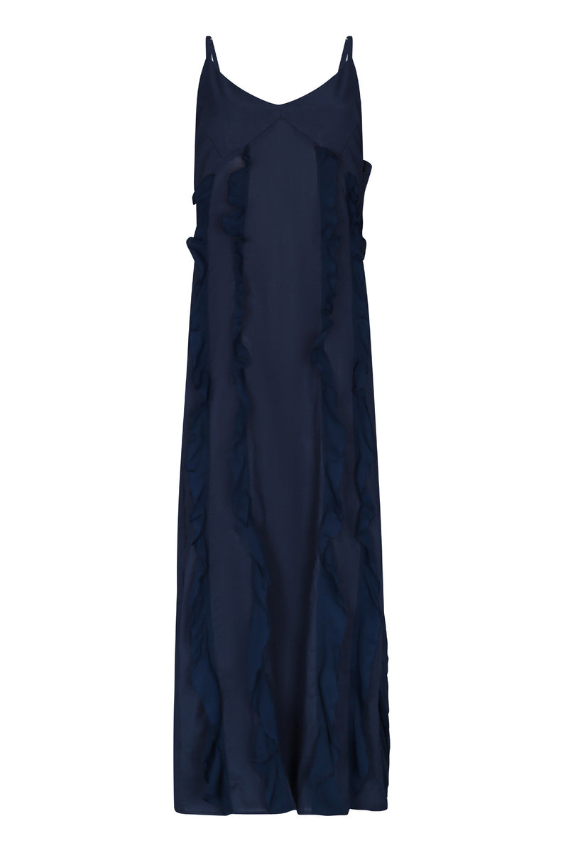 Nelblu Women's Blue / Brown Alas Dress Azul In Blue