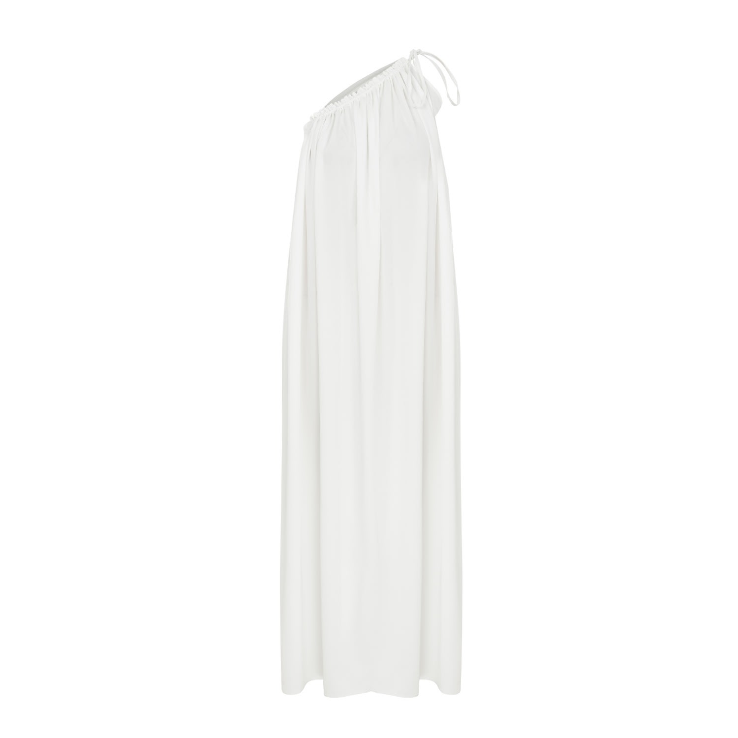 Nazli Ceren Women's White Chrissy One Shoulder Dress