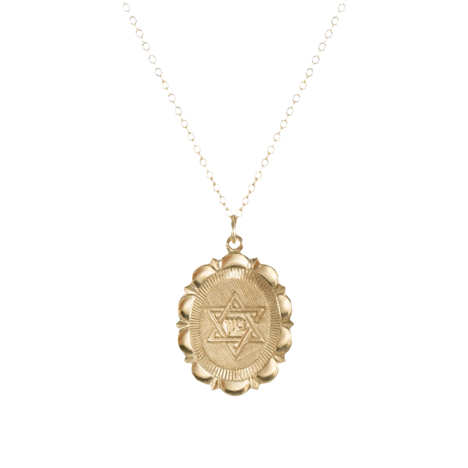 Outofoffice Women's Star Of David Necklace Gold Filled Delicate Pendant Jewish Charm Dainty