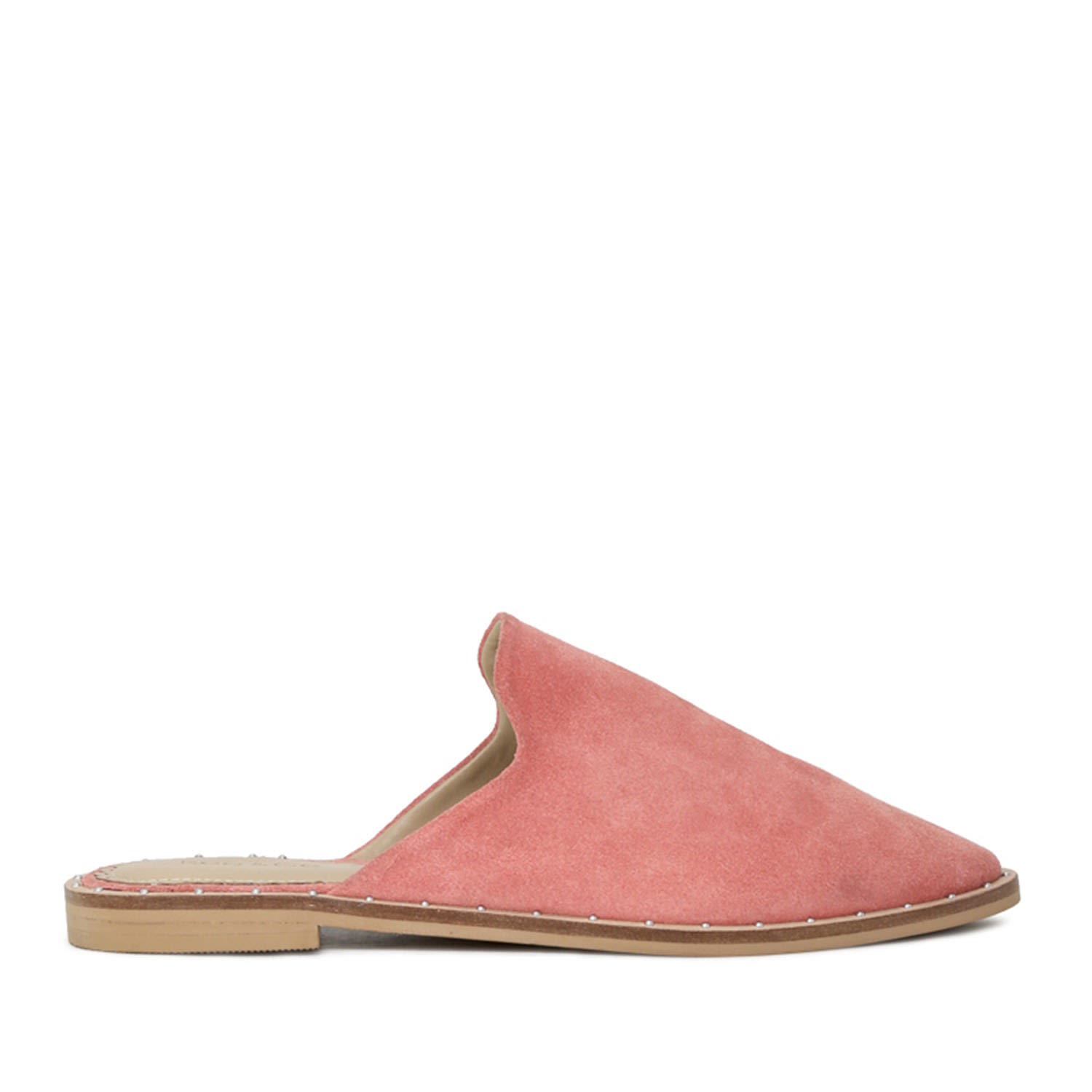 Women’s Pink / Purple Lia Dusty Handcrafted Suede Mules In Pink 3 Uk Rag & Co.