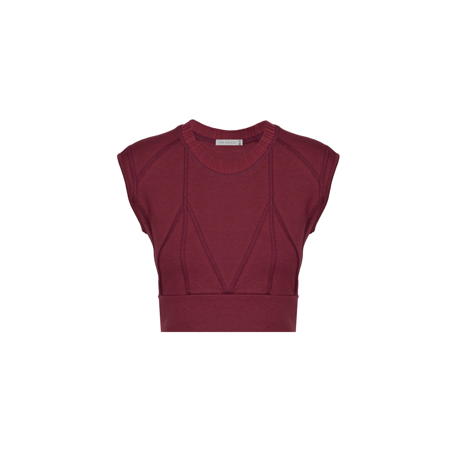 The Koozy Women's Red Neva Top In Burgundy In Red