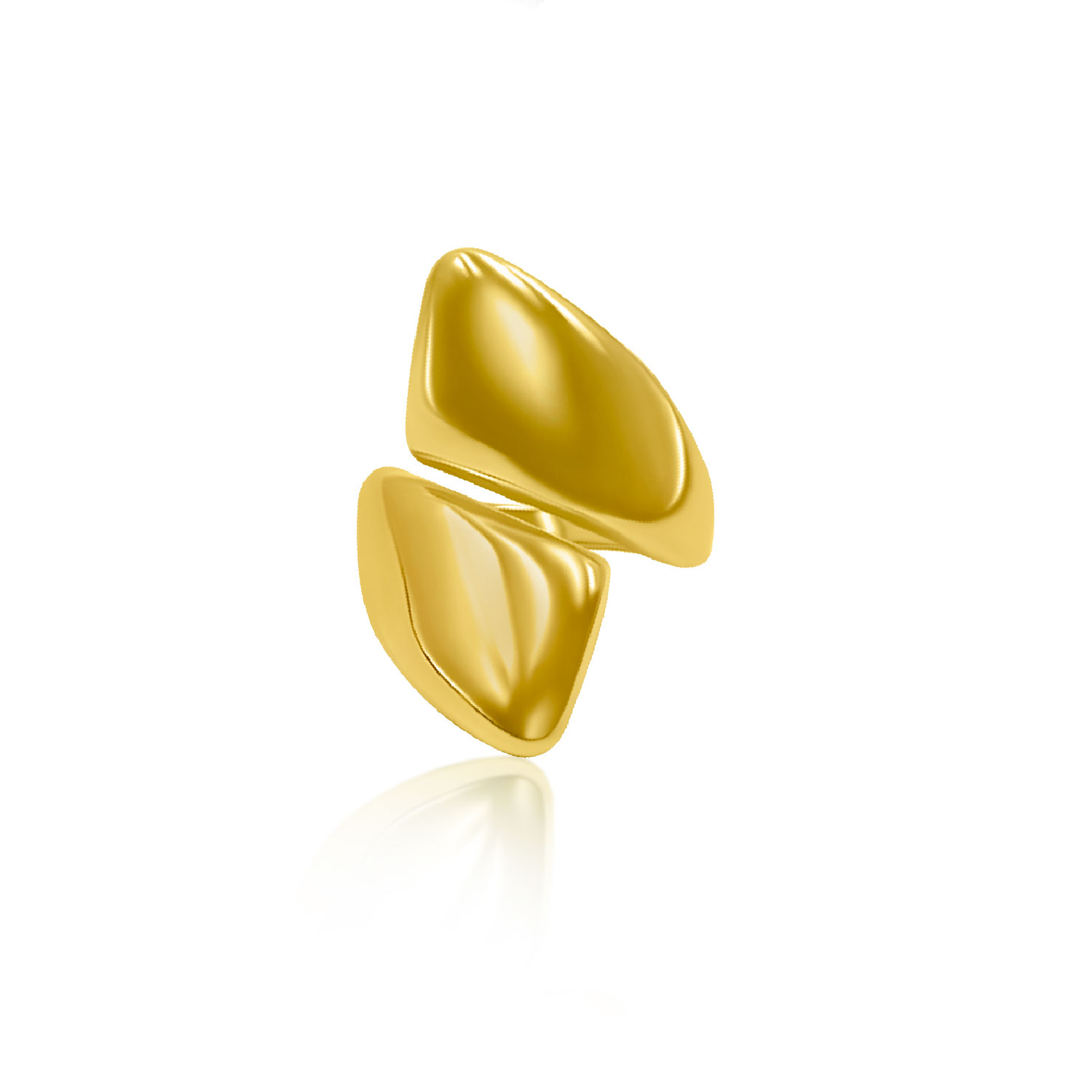 Women’s Oversized Wrap Around Gold Ring Androhmeda Jewelry