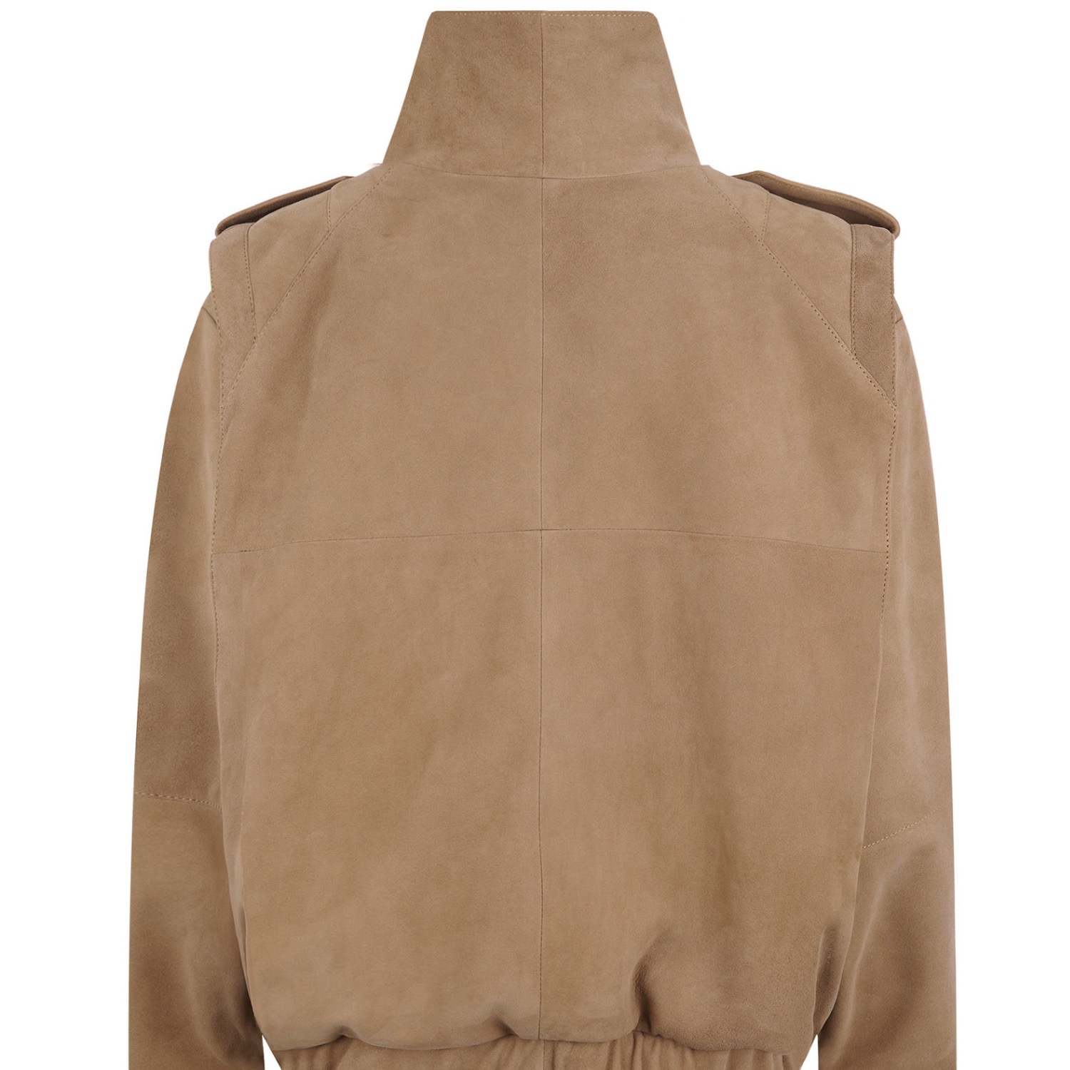 Women's Brown / Black / Gold Katy Suade Jacket | Large | Lorena Saravia