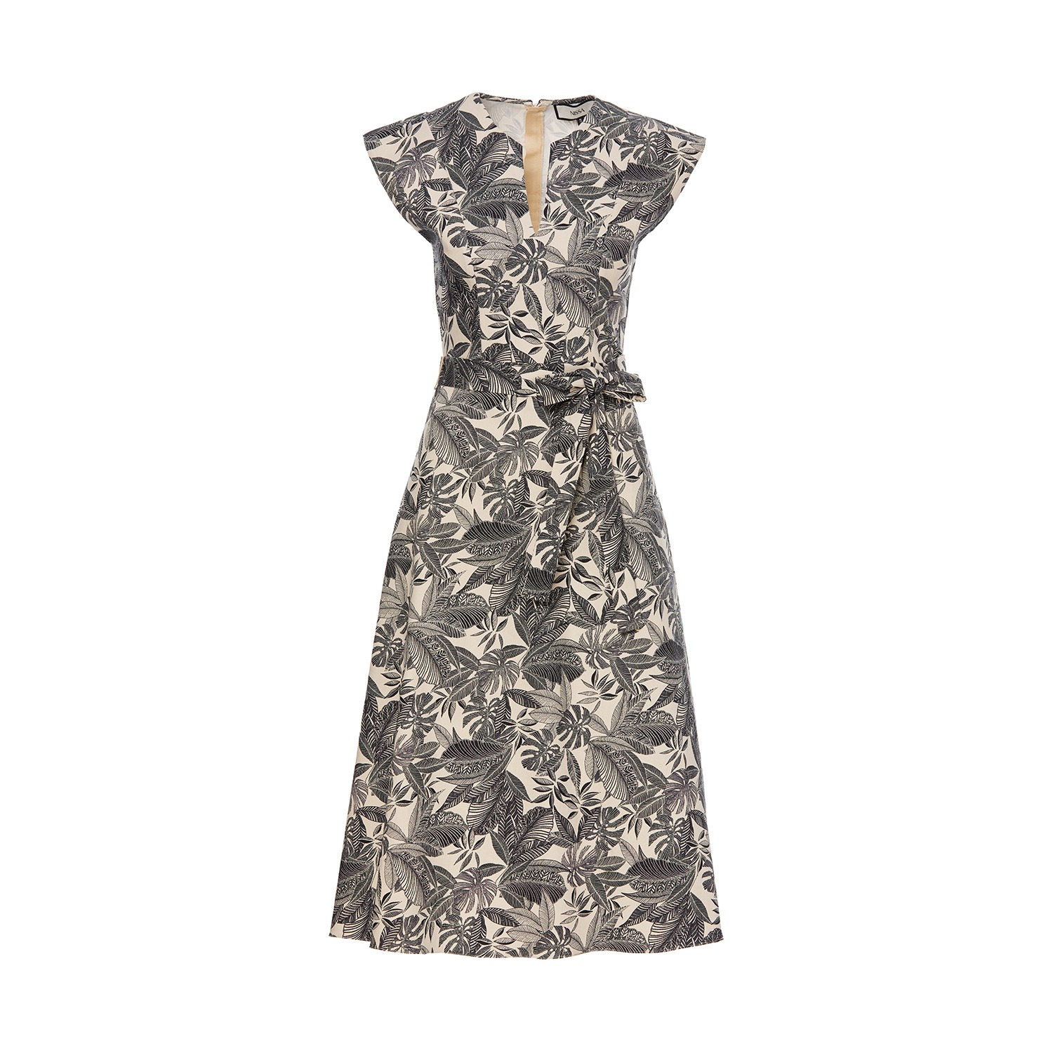 Midi Dress Printed Cotton | Nissa | Wolf & Badger
