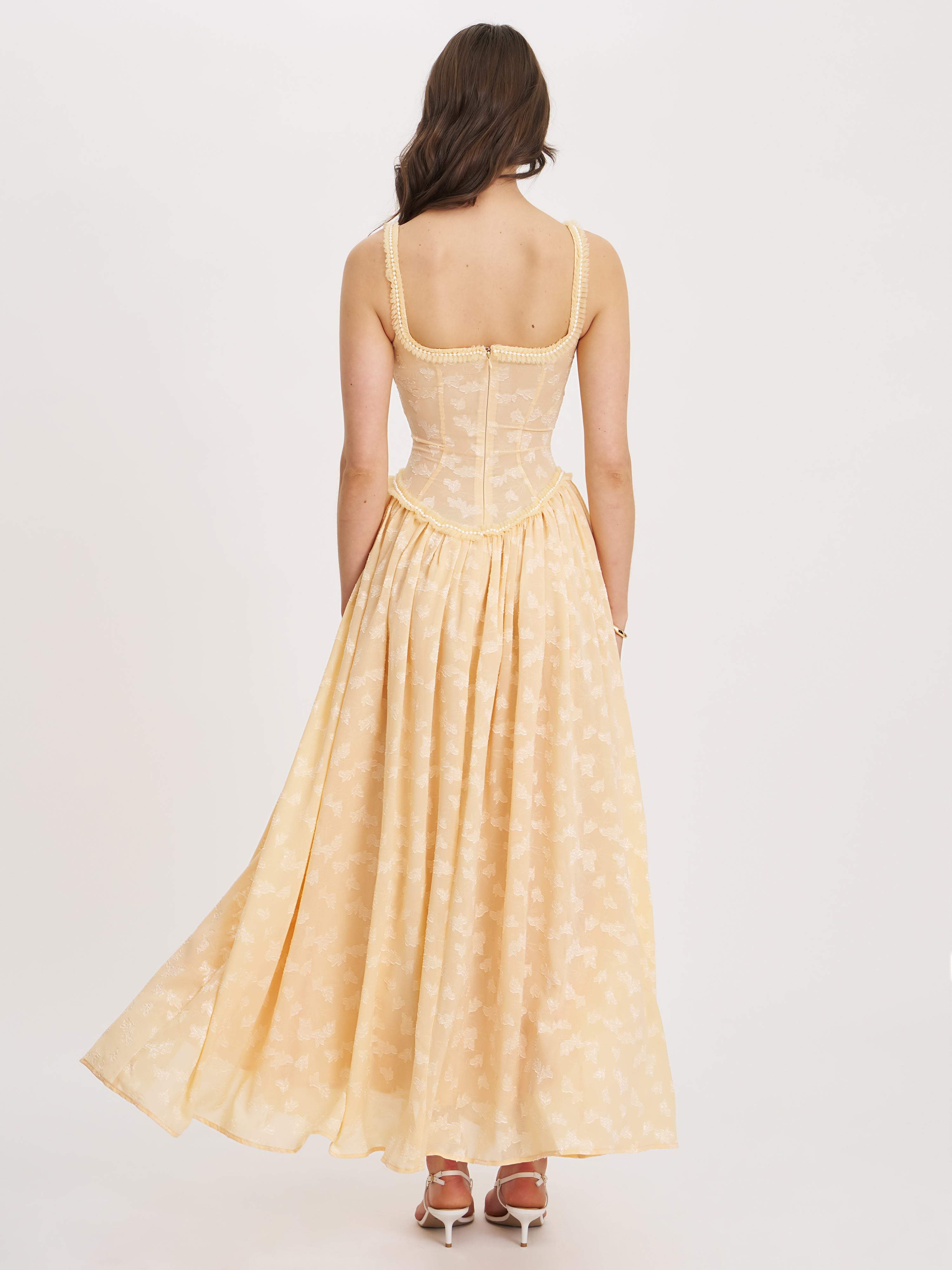 strapless open back dress Miss Circle Fatima Hire Melbourne Australia main image 1