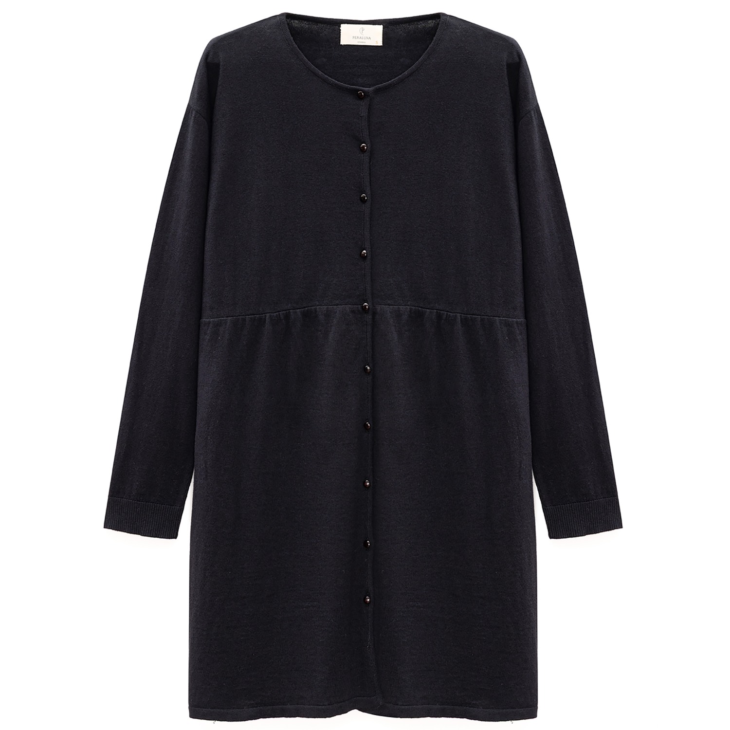 leah knit mini dress Leah Shirred Mini Knit Dress In Black | Peraluna