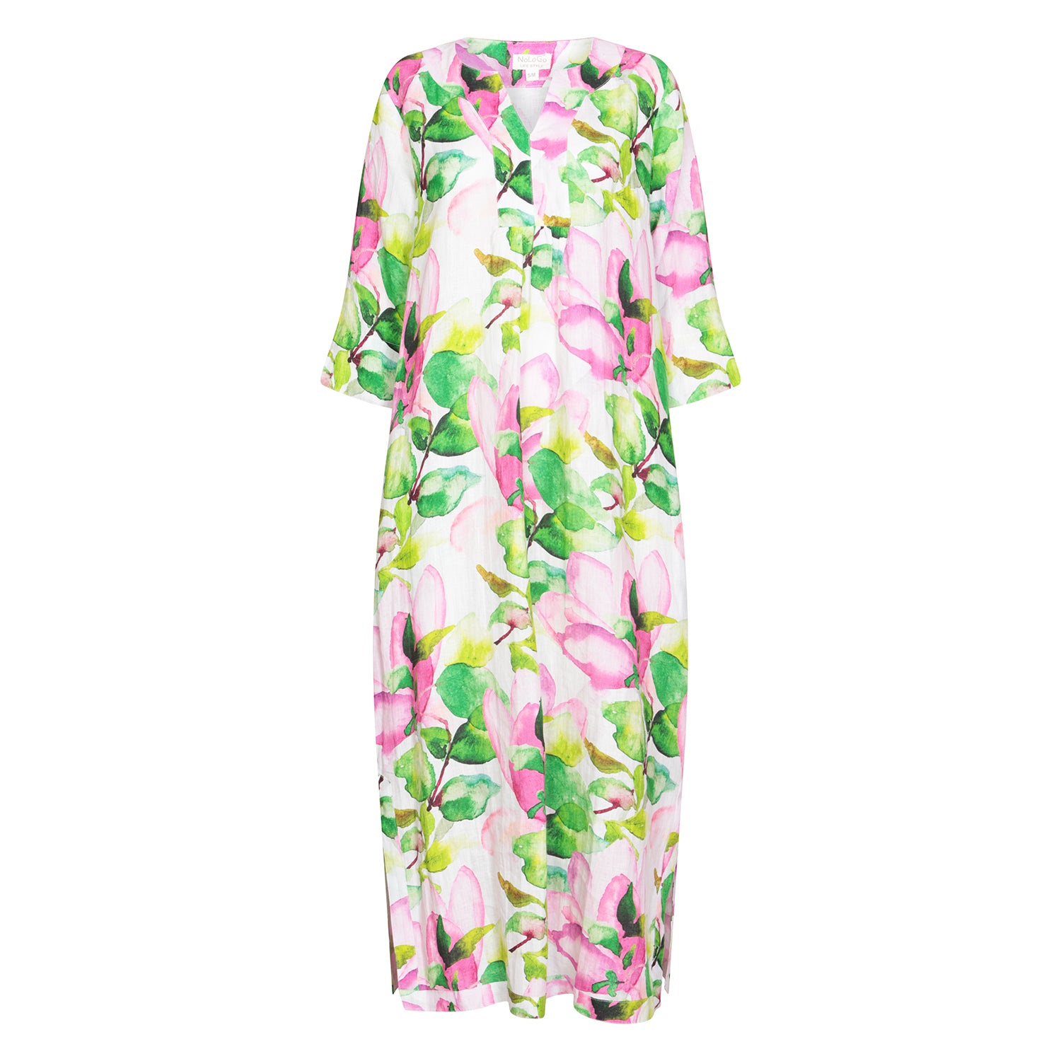 Watermelon Print Linen Maxi Dress | NoLoGo-chic | Wolf & Badger