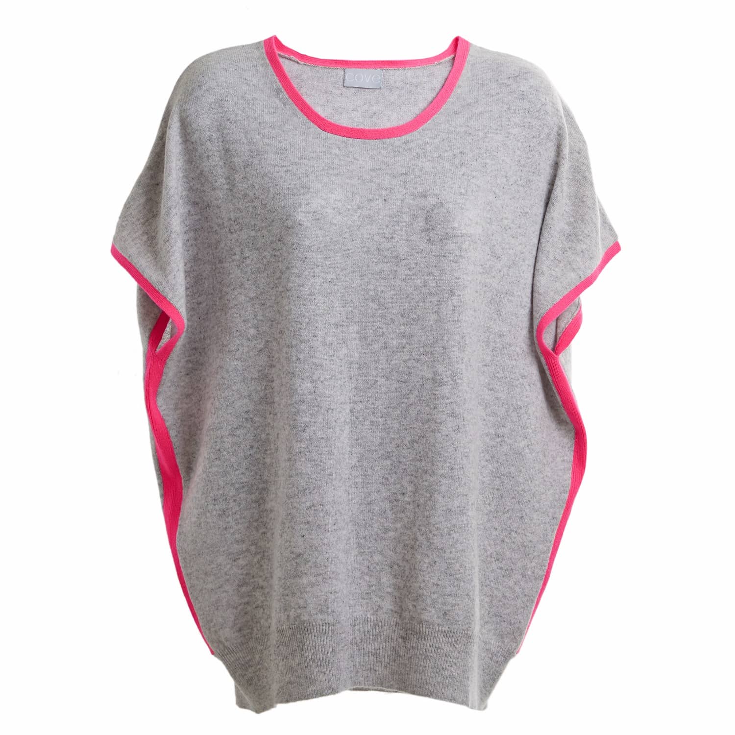 bright pink cashmere jumper