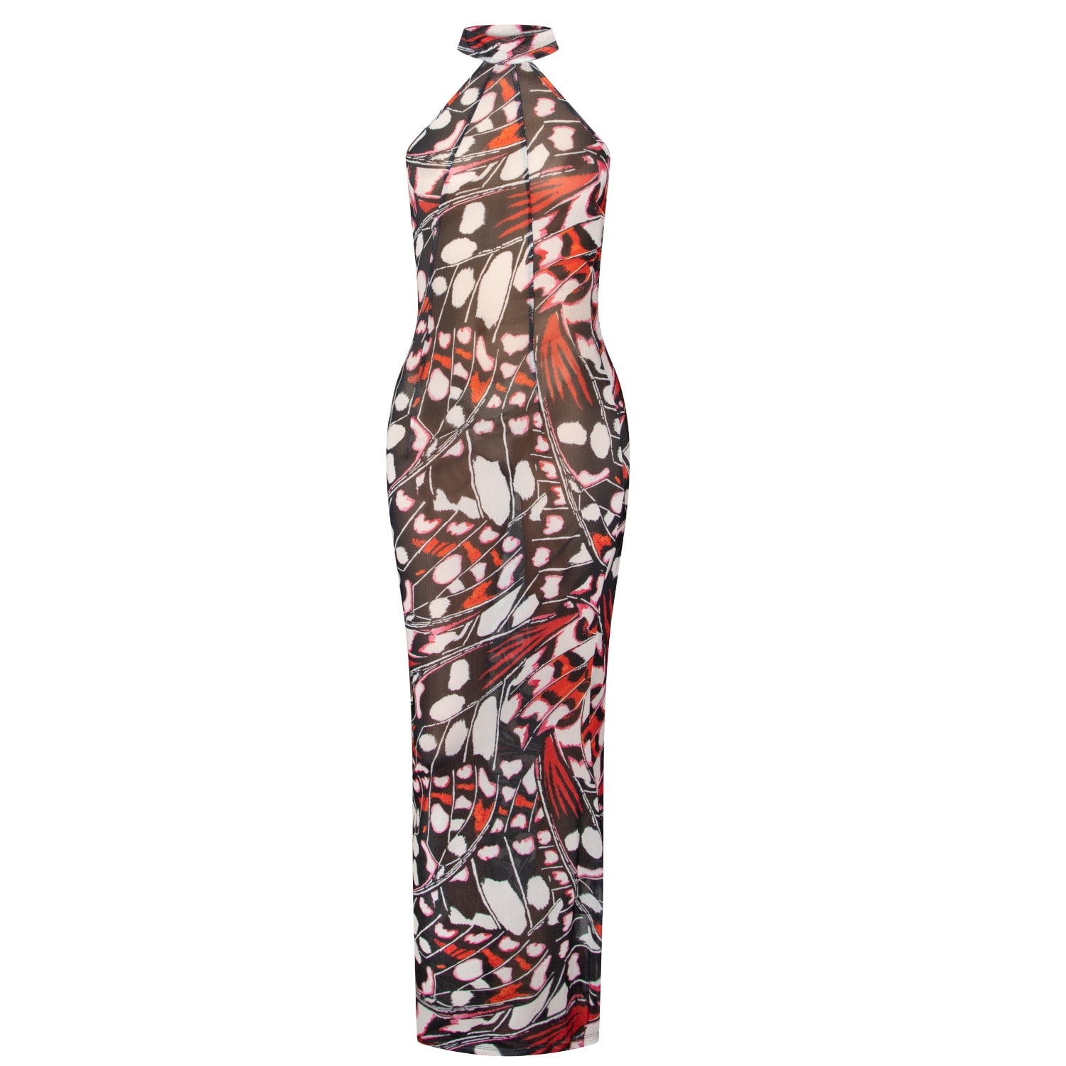 Women's Black / Red Athena Dress - Butterfly | M/L | Junie