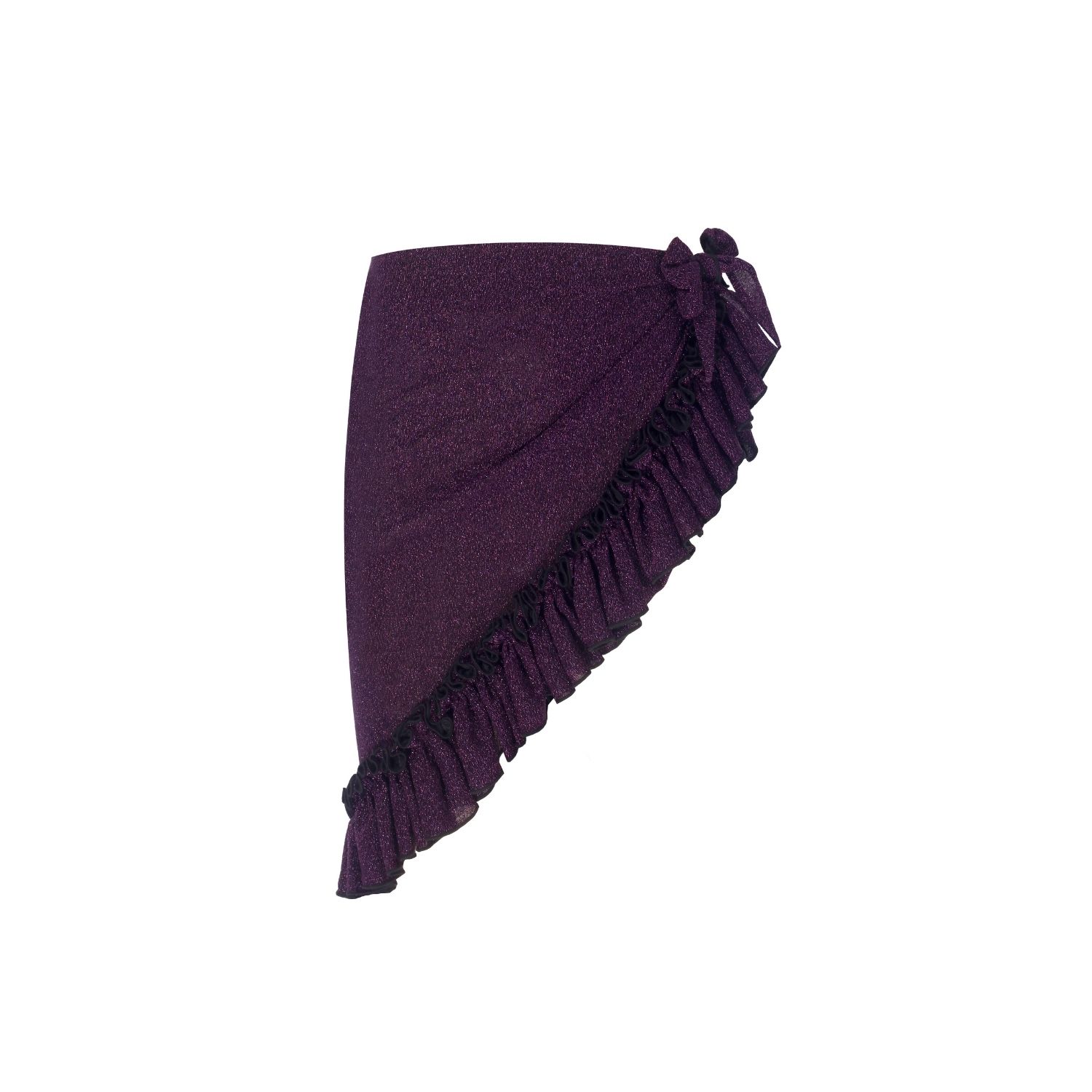Nur Karaata Women's Pink / Purple Lily Sparkle Purple Cover Up In Pink/purple