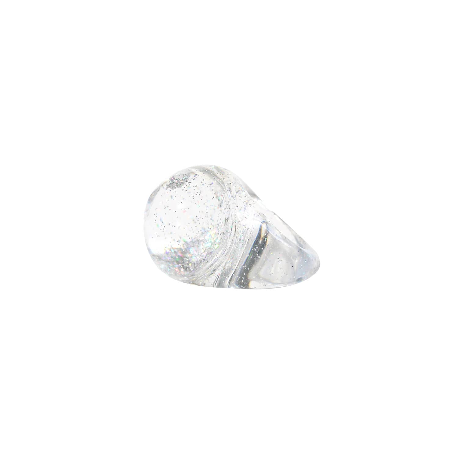 Snow Globe Ring Chunky Glitter | La Raison | Wolf & Badger
