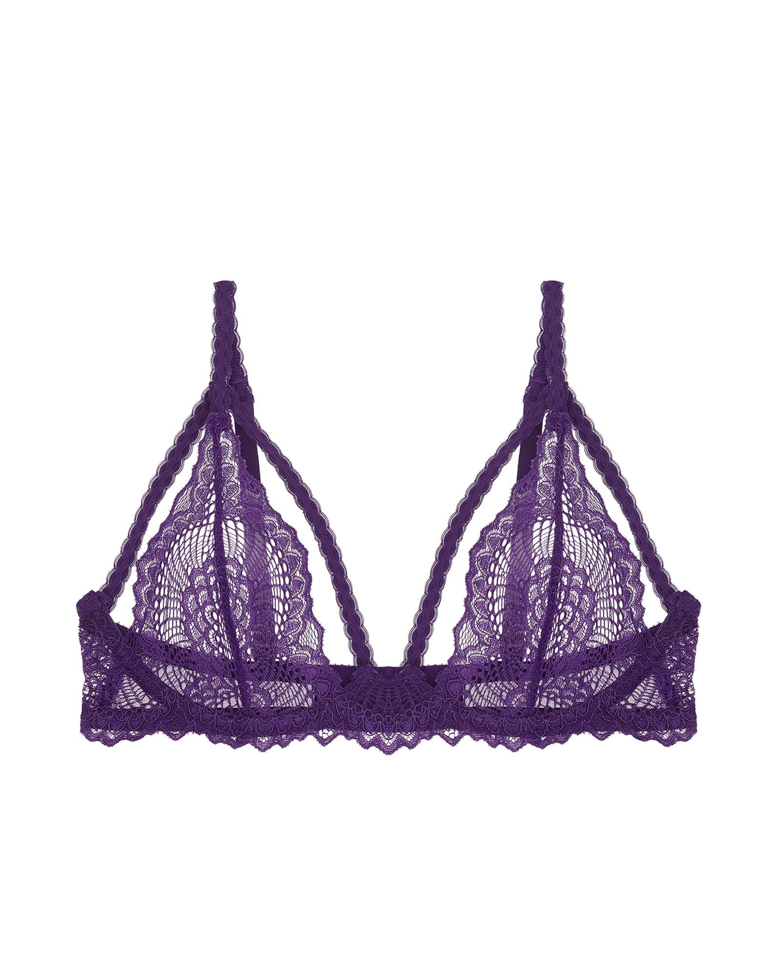 Journelle Women's Purple Natalia Underwire Bra Violette In Purple