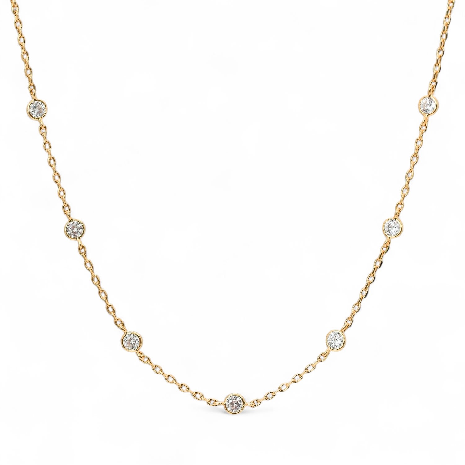 Miss Cecilia Women's Gold Stella Chain Necklace