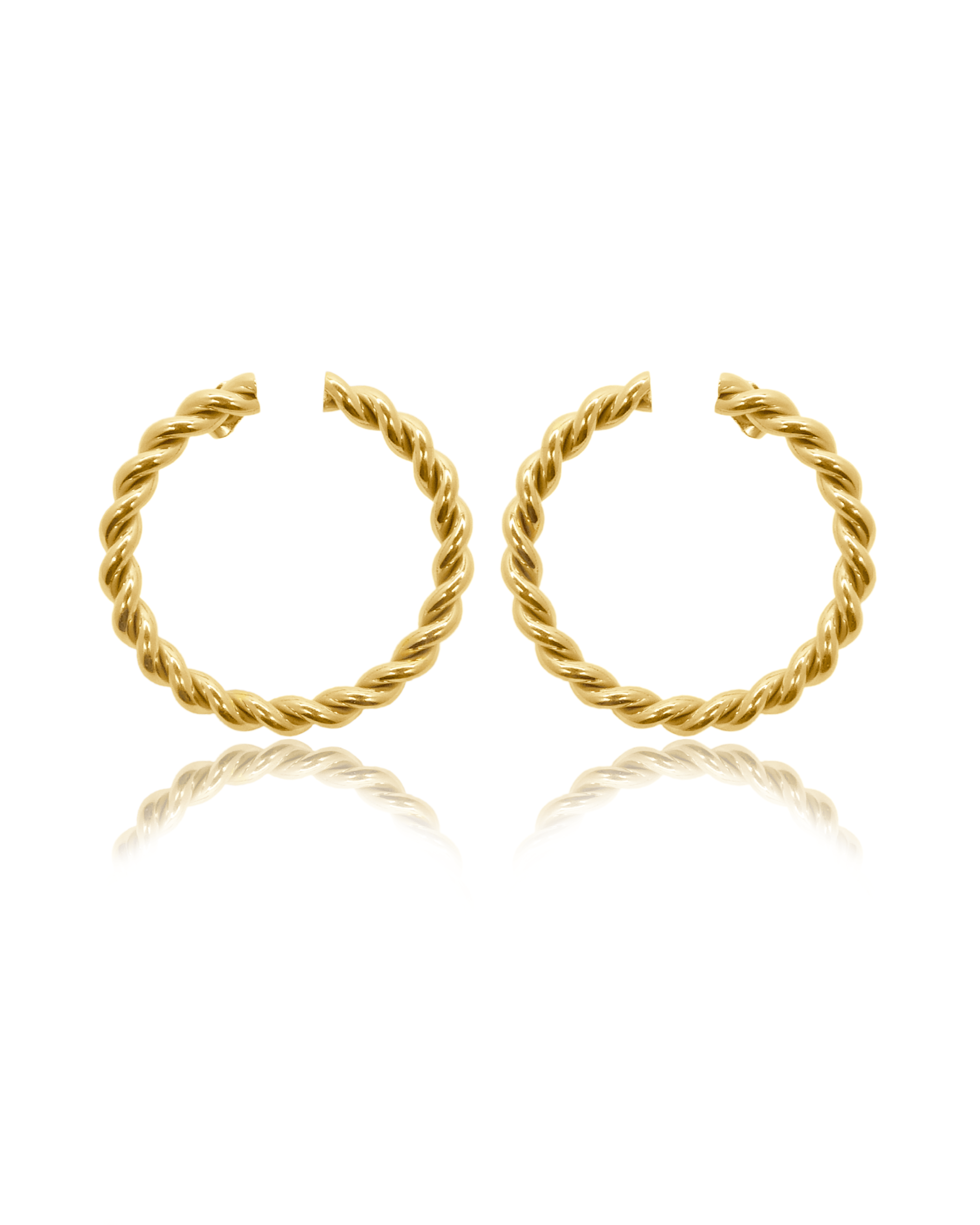 Women’s Gold Selene Rope Earrings Viea