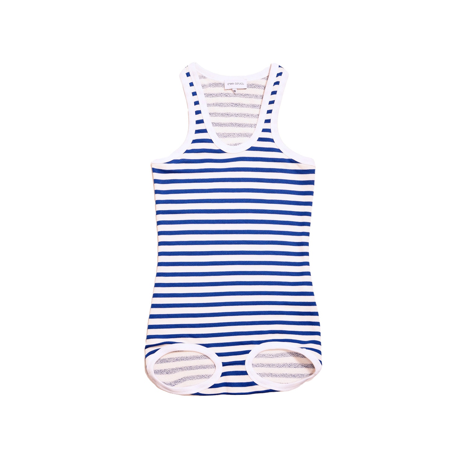 Ioana Ciolacu Women's Blue / White Striped Body In Blue/white