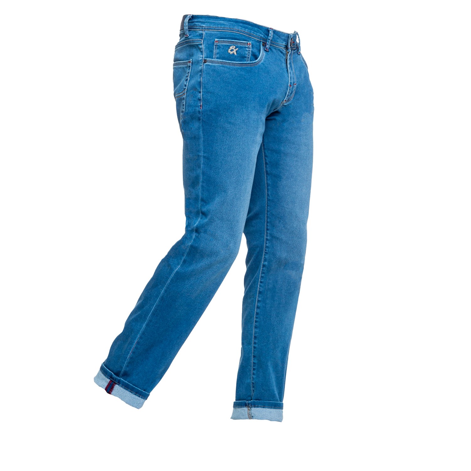 Eight X Men's Super Stretch Slim Fit Jeans Vtwo - Blue In Blue