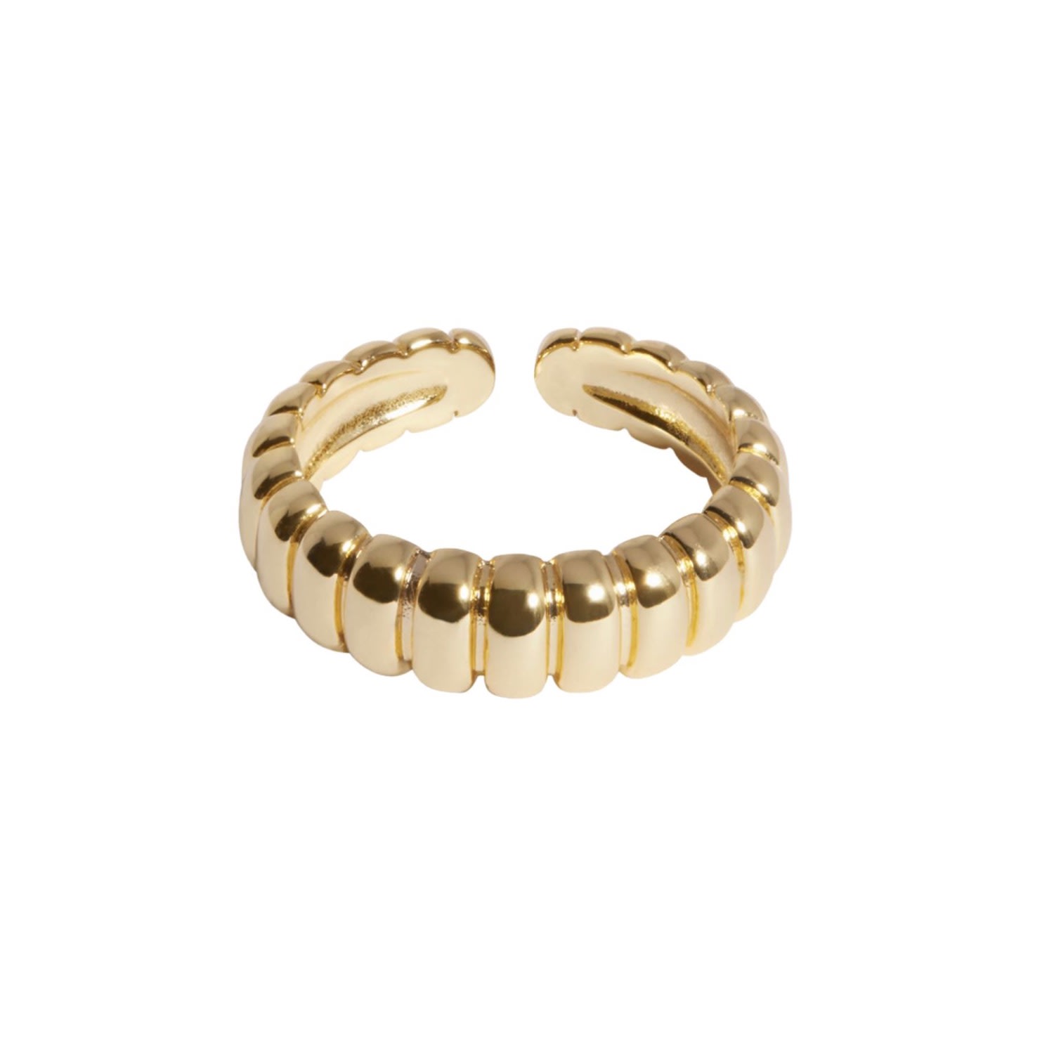 Women’s Gold Chloe Croissant Ring Celine Collective