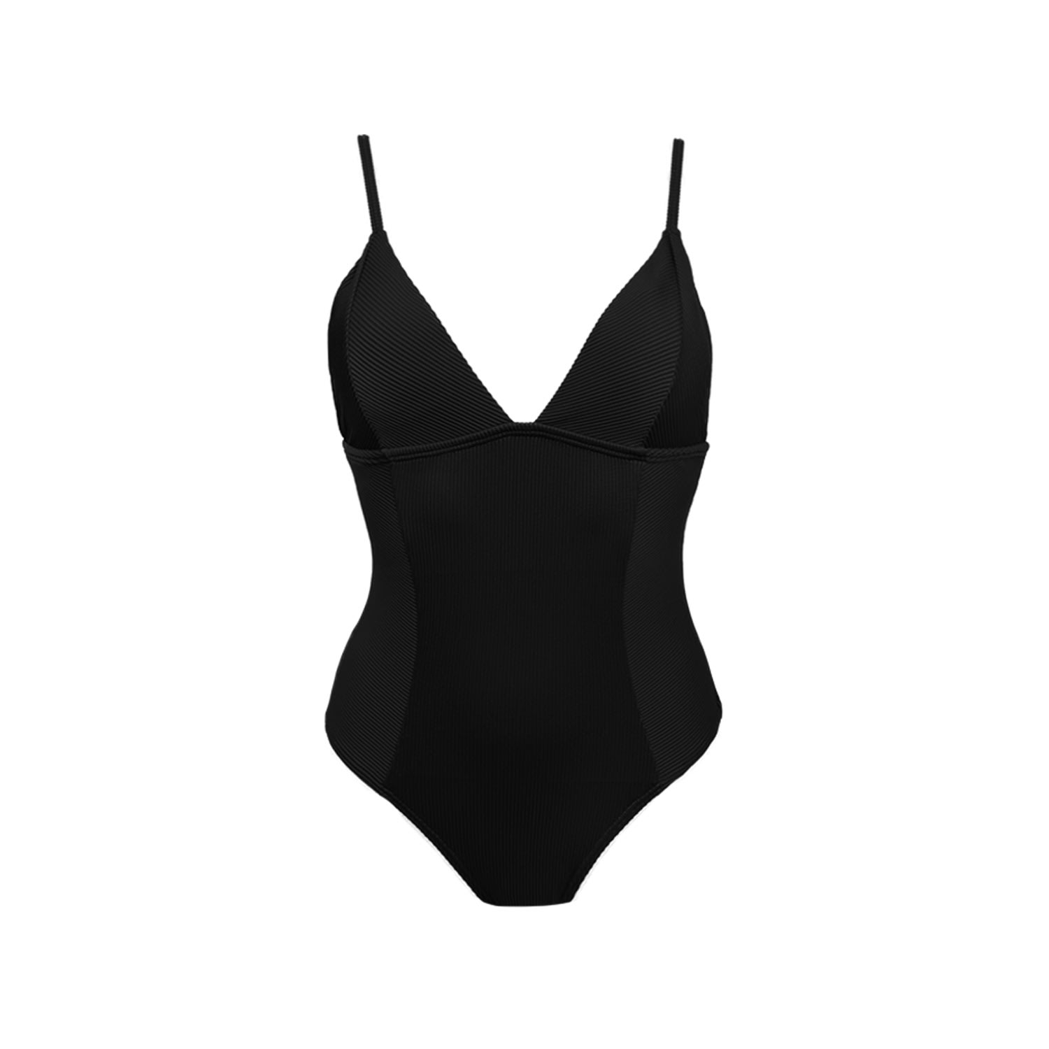 Women's Miss Courageous One Piece Swimsuit - Black | Large | Aulala Paris