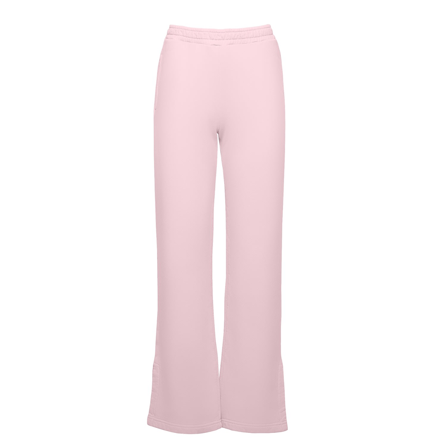 Ocio Leisurewear Women's Pink / Purple Flare Pant In Blush In Pink/purple
