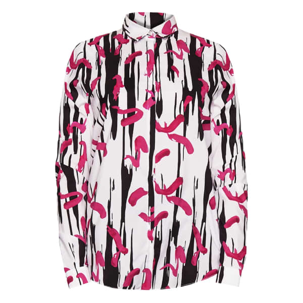 Carina Shirt - Pink Abstract | SABINA SÖDERBERG | Wolf & Badger