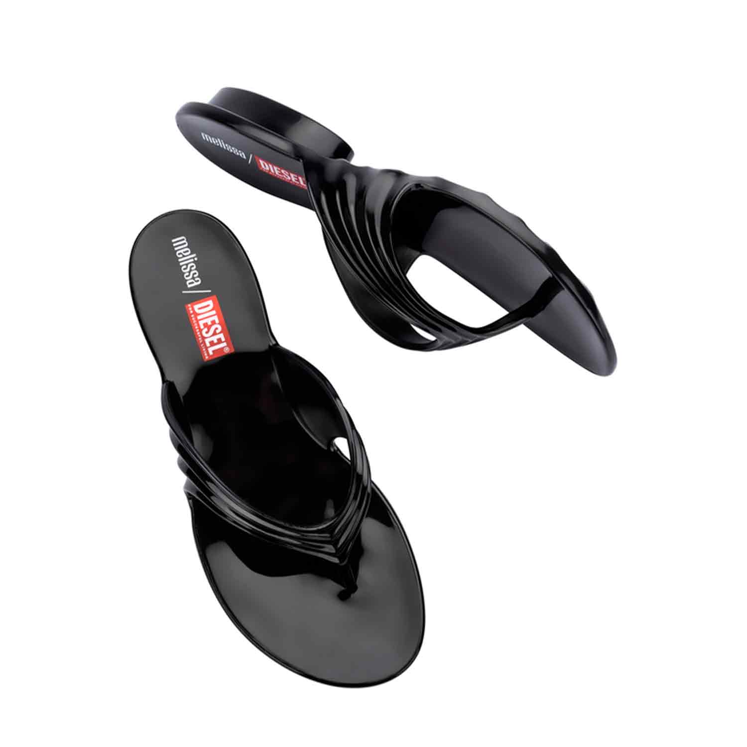 DIESEL Melissa Quantum Thong【新品】 Quantum Thong X Diesel - Black | MELISSA | Wolf & Badger