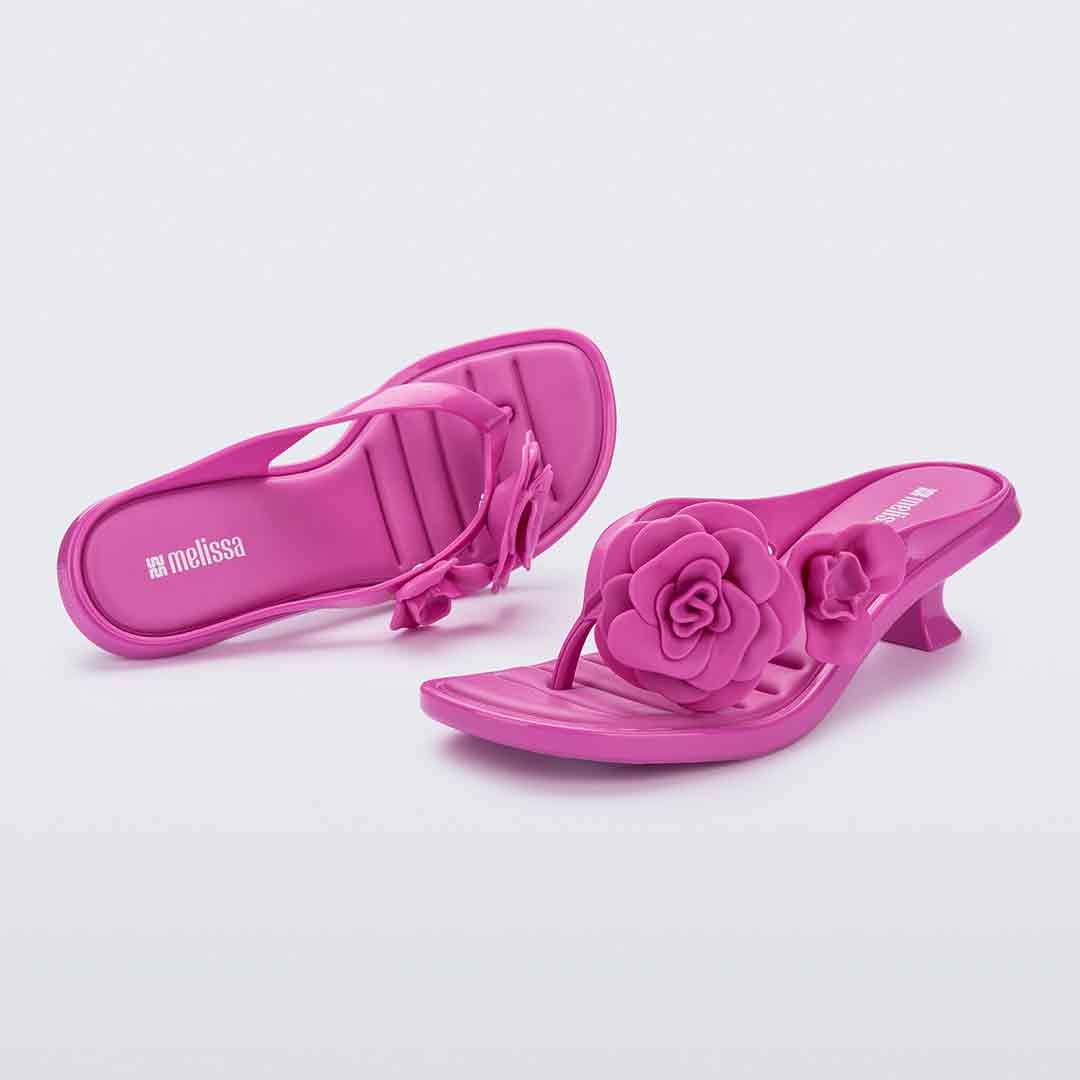 Thong Kitten Heel Petals - Lilac | MELISSA | Wolf & Badger