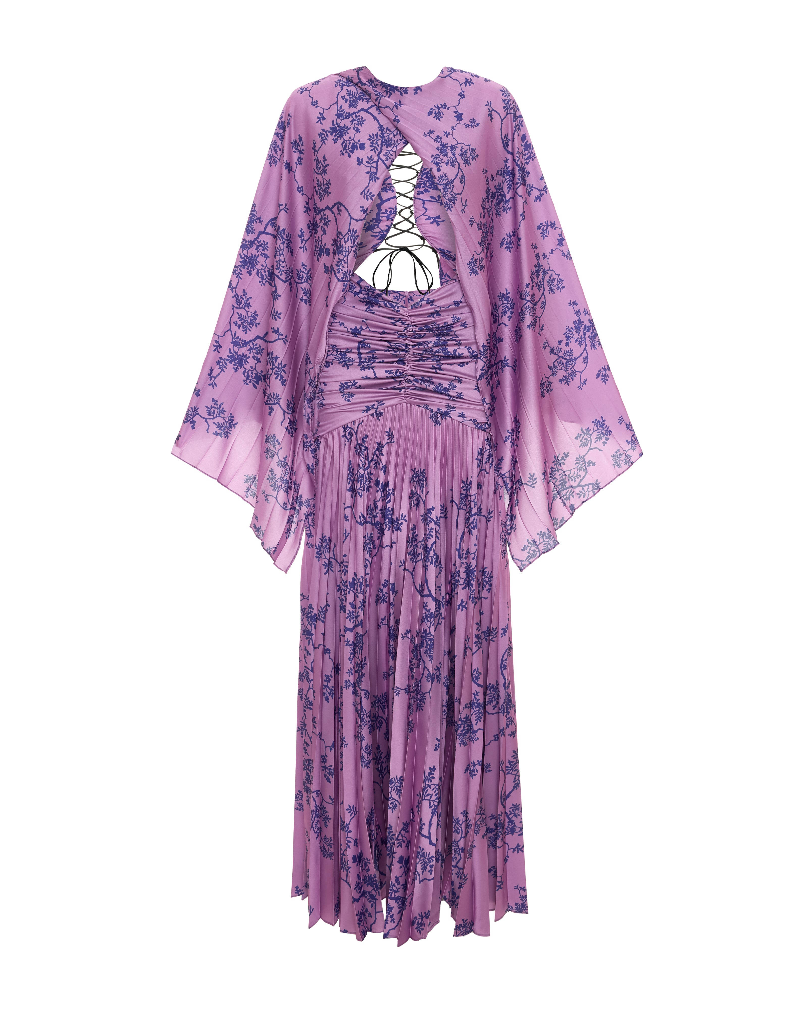 Maison Sél Women's Maxi Dress In Paisley Pattern
