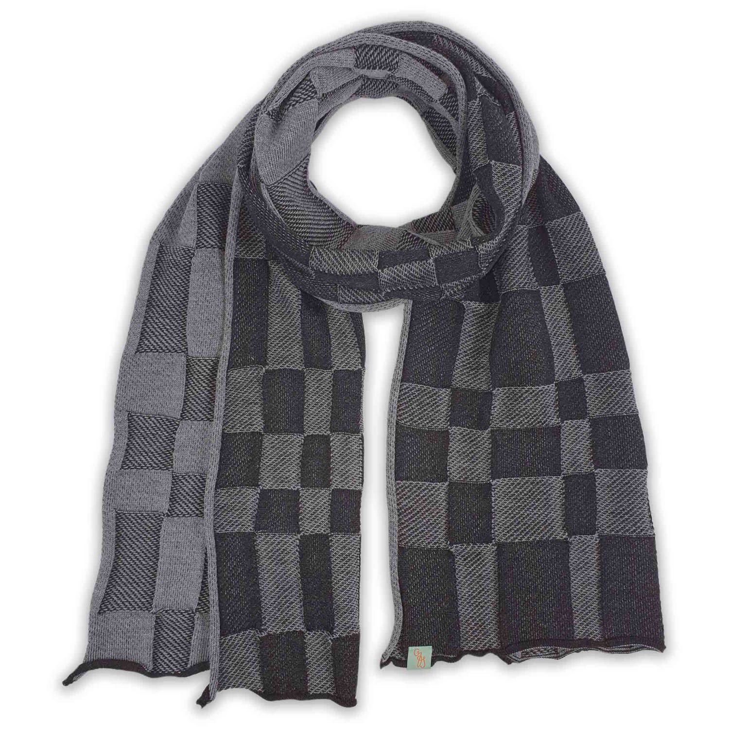 Otto & Spike Men's Scarves - Gentle - Black In Black