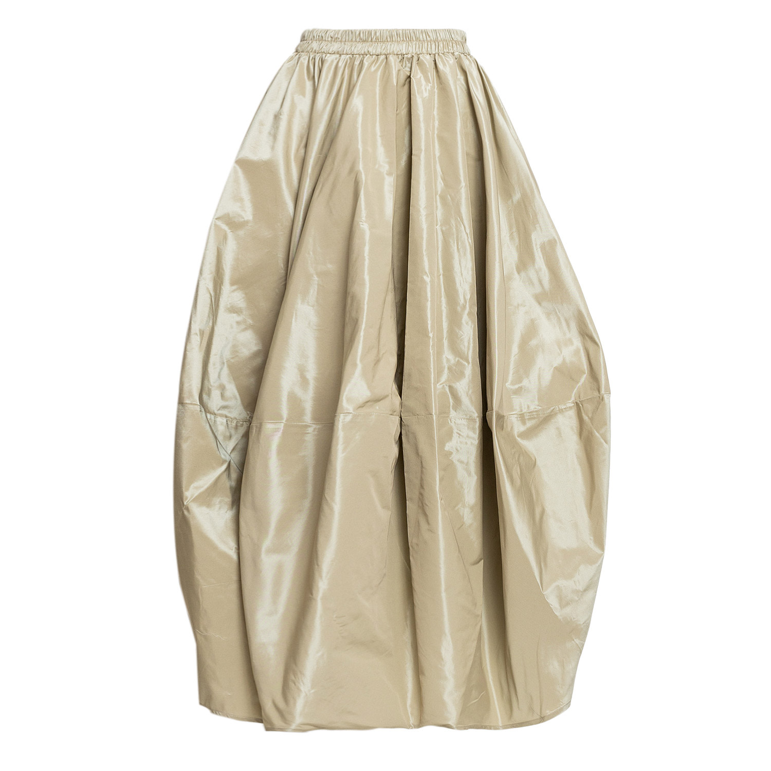 Bianca Popp Women's Imperial Skirt In White Gold Taffeta In Neutral