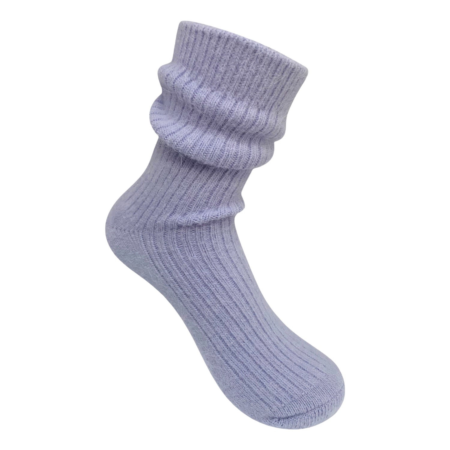 High Heel Jungle By Kathryn Eisman Women's Pink / Purple Cashmere Cloud Sock Lilac In Pink/purple