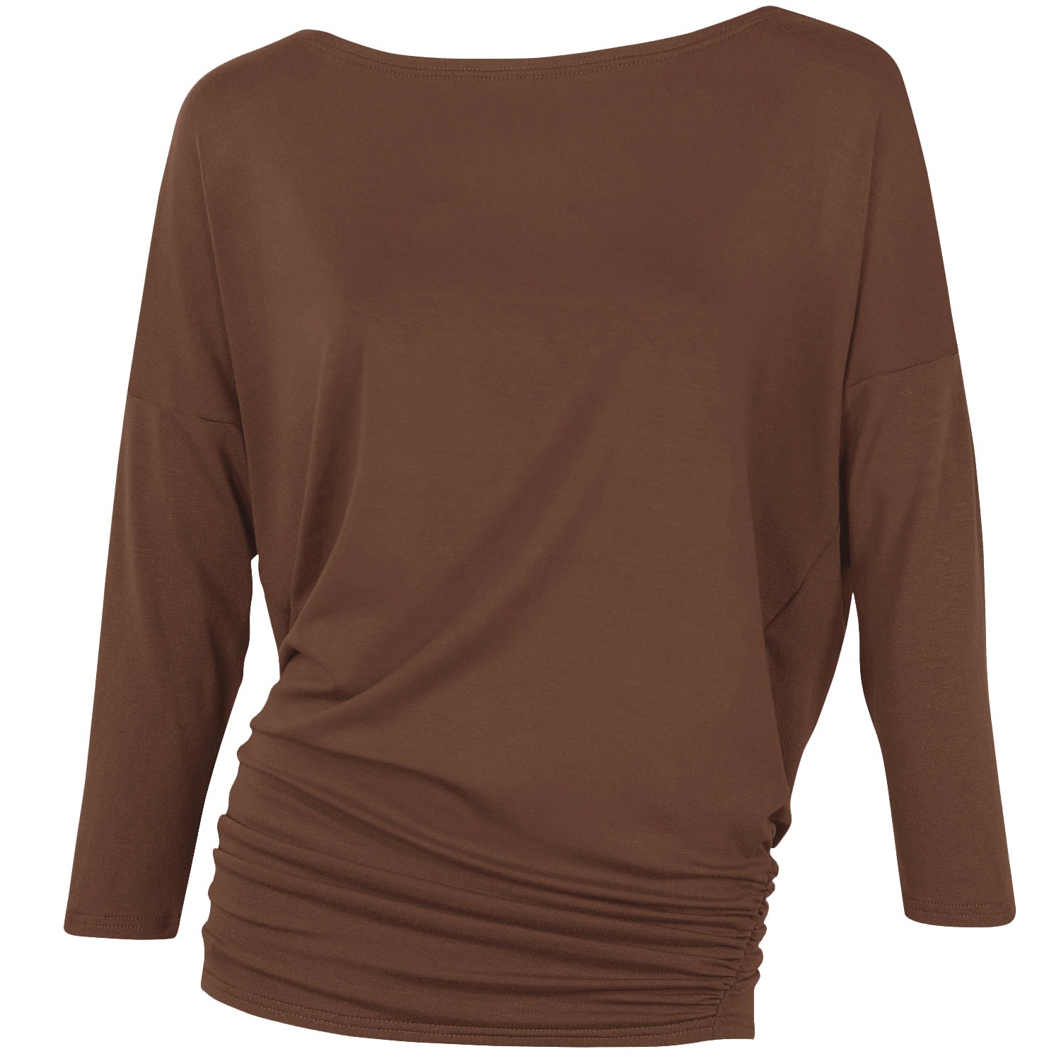 Women’s Brown Give No Quarter Copper Bamboo Top Small Me & Thee