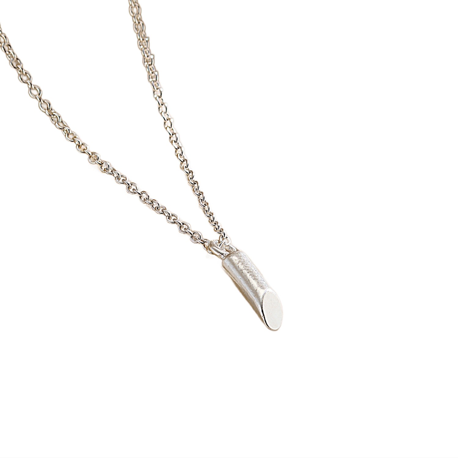 Posh Totty Designs Women's Mini Flow Bar Sterling Silver Necklace