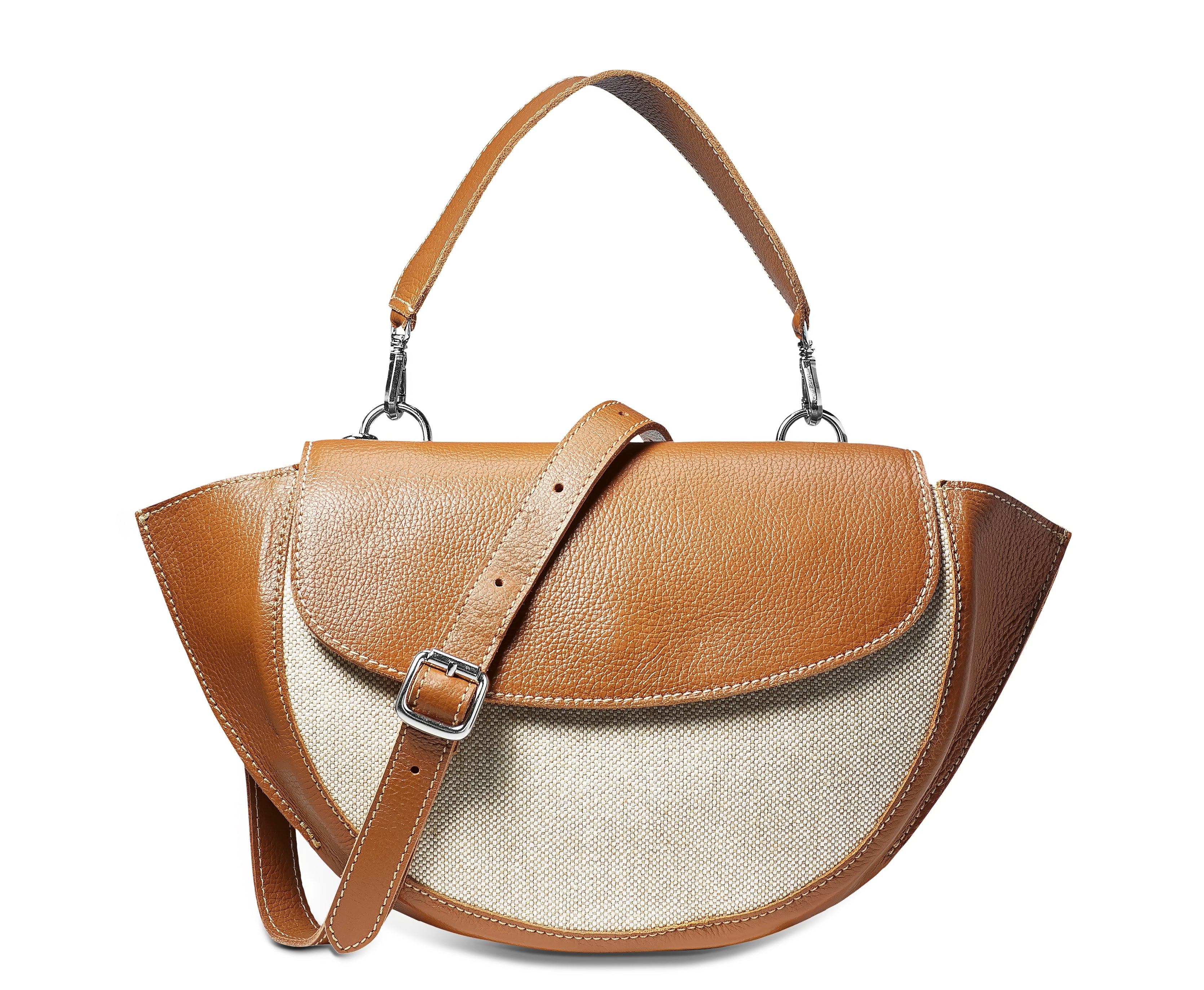 Women’s Neutrals / Brown Alicia Crossbody - Neutrals & Cognac One Size Modus Rio