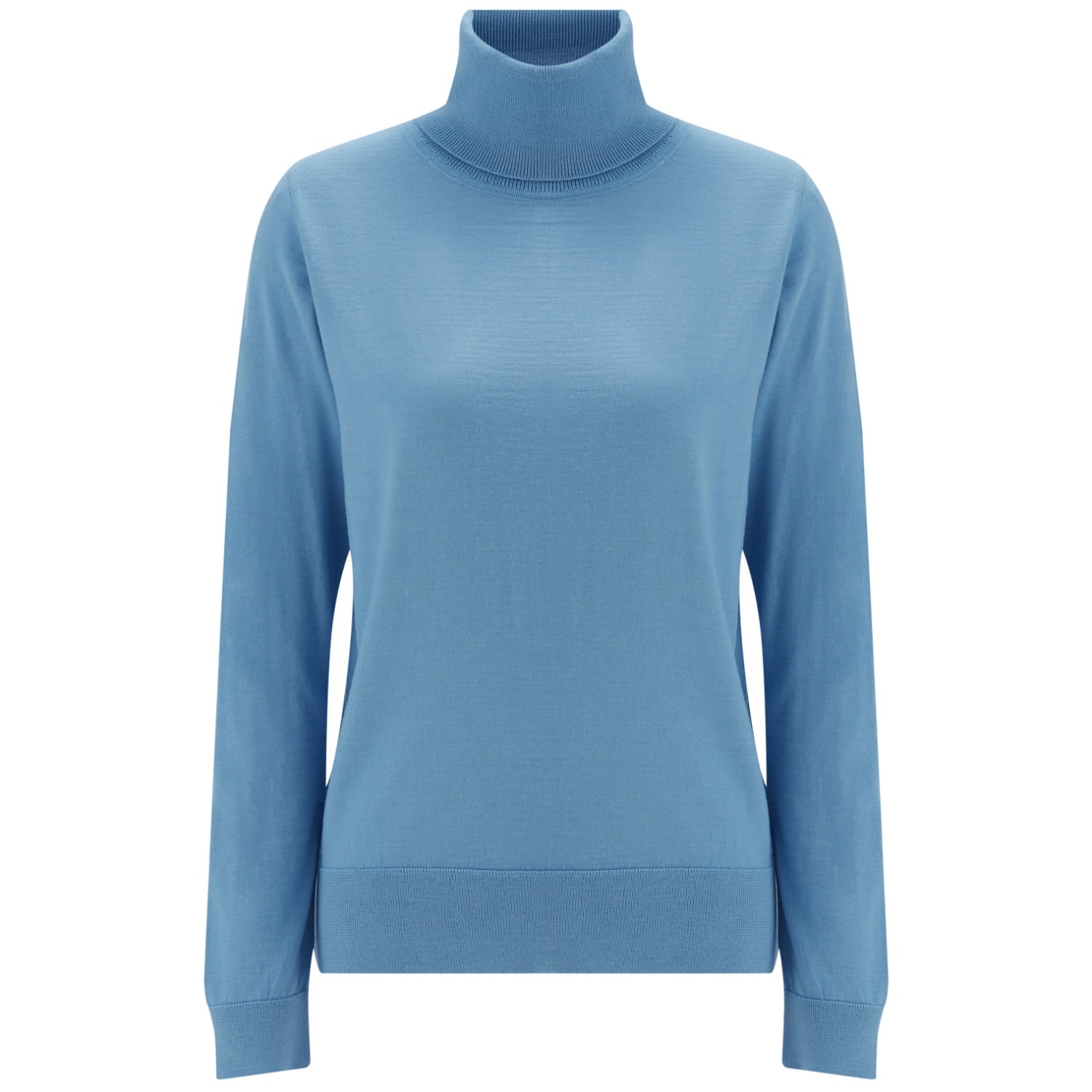 Women’s Valeria Fine Turtleneck Pullover - Blue Small Peraluna