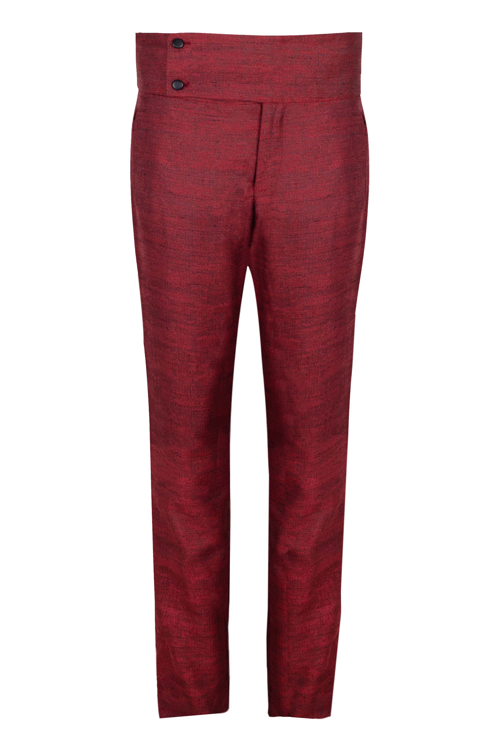 Men’s Ruby-Red Straight Pants 34" Ocean Rebel