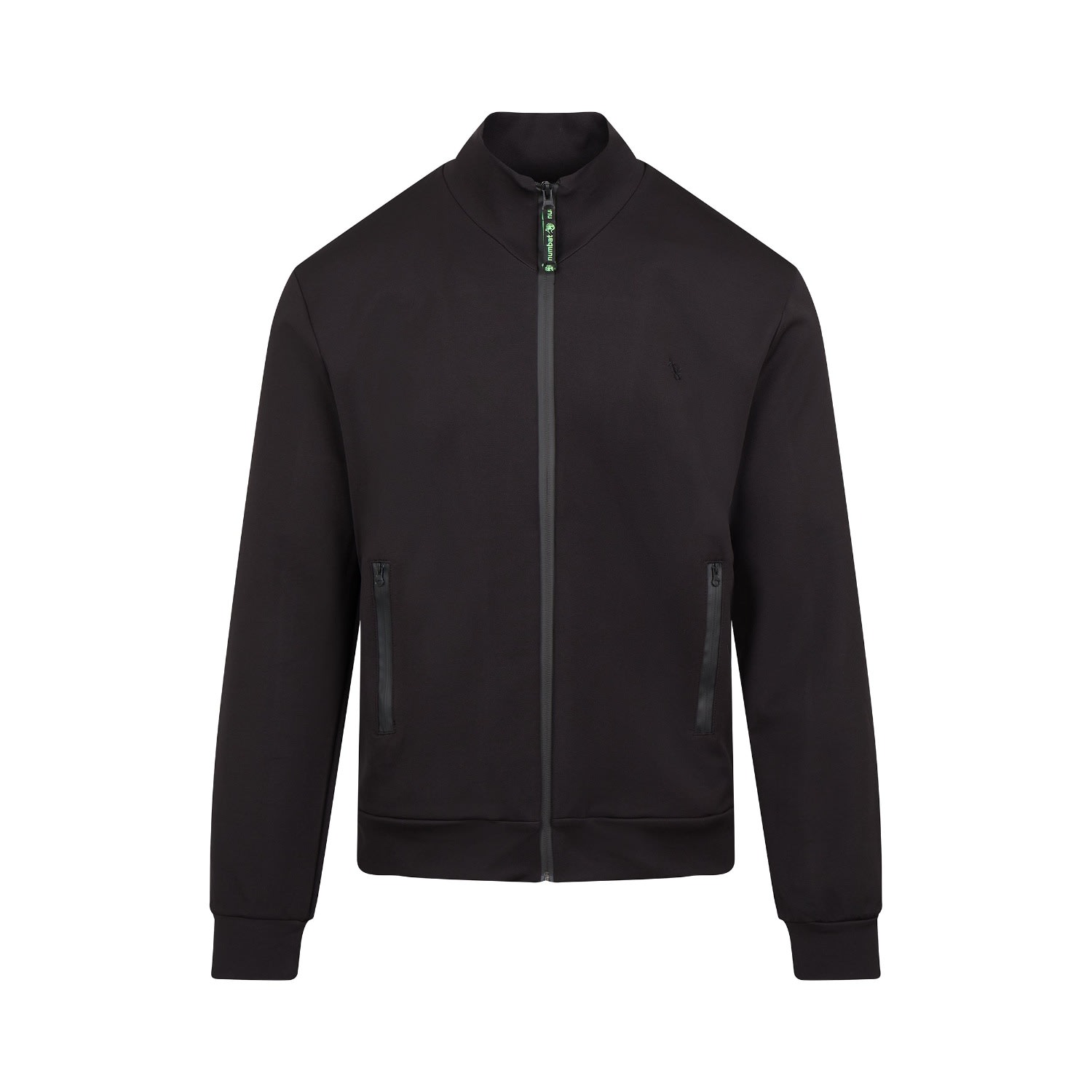Numbat Men's Black Performance Full Zip Jacket In Black