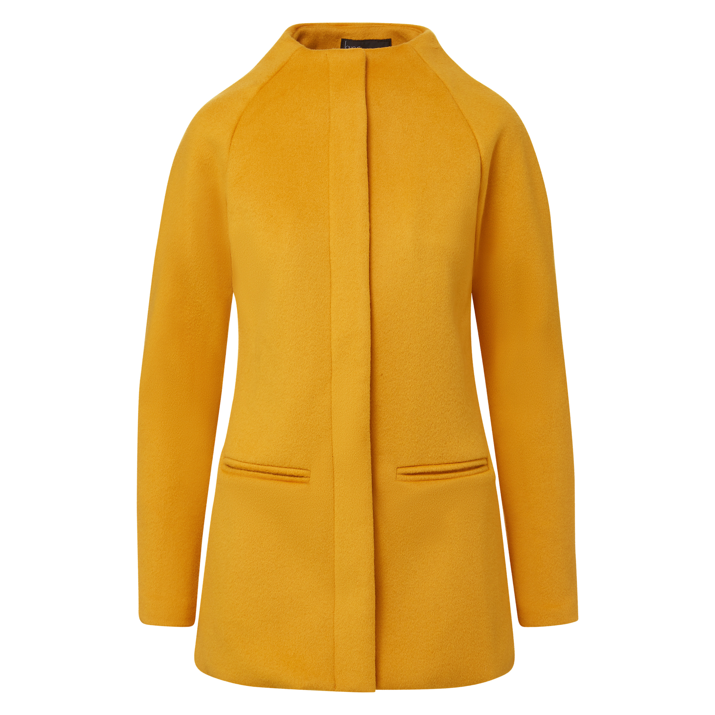 Yellow / Orange Lady Boss Coat - Mustard Gold Small Layo G