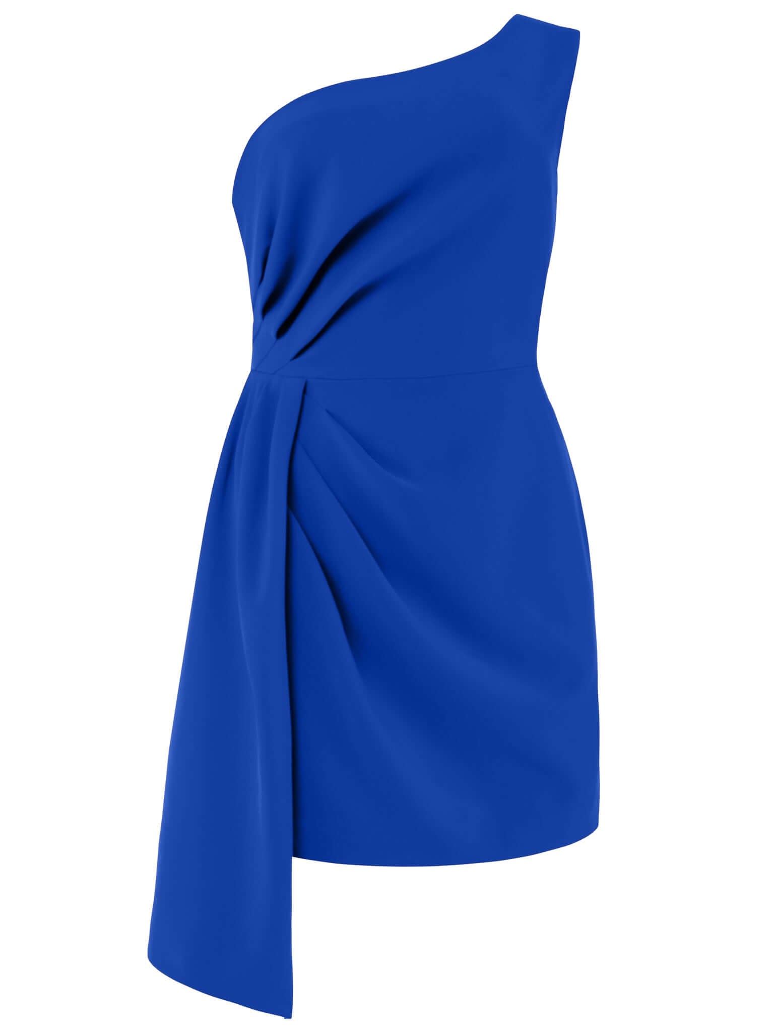 Women’s Iconic Glamour Draped Short Dress - Azure Blue Extra Large Tia Dorraine