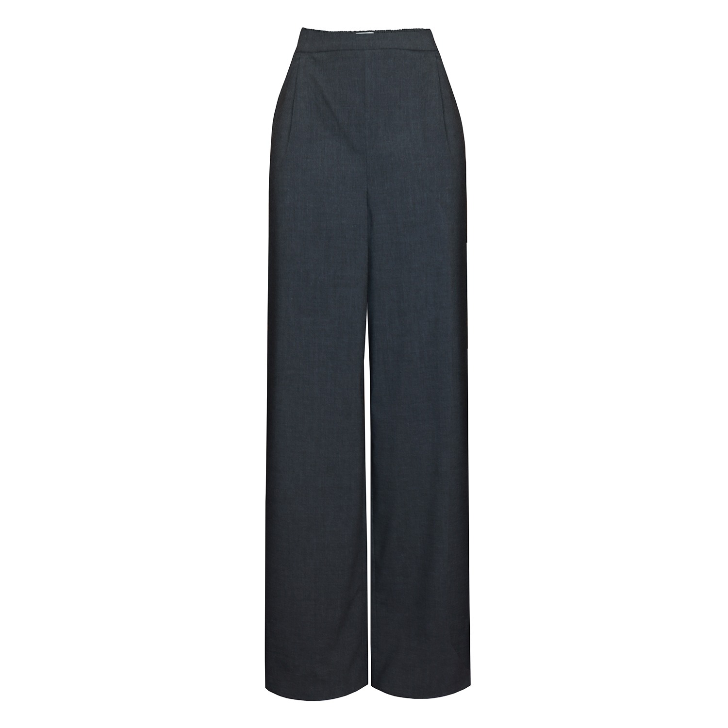 2kstyle Women's Laura Pleated Wide-leg Trousers - Grey In Grey