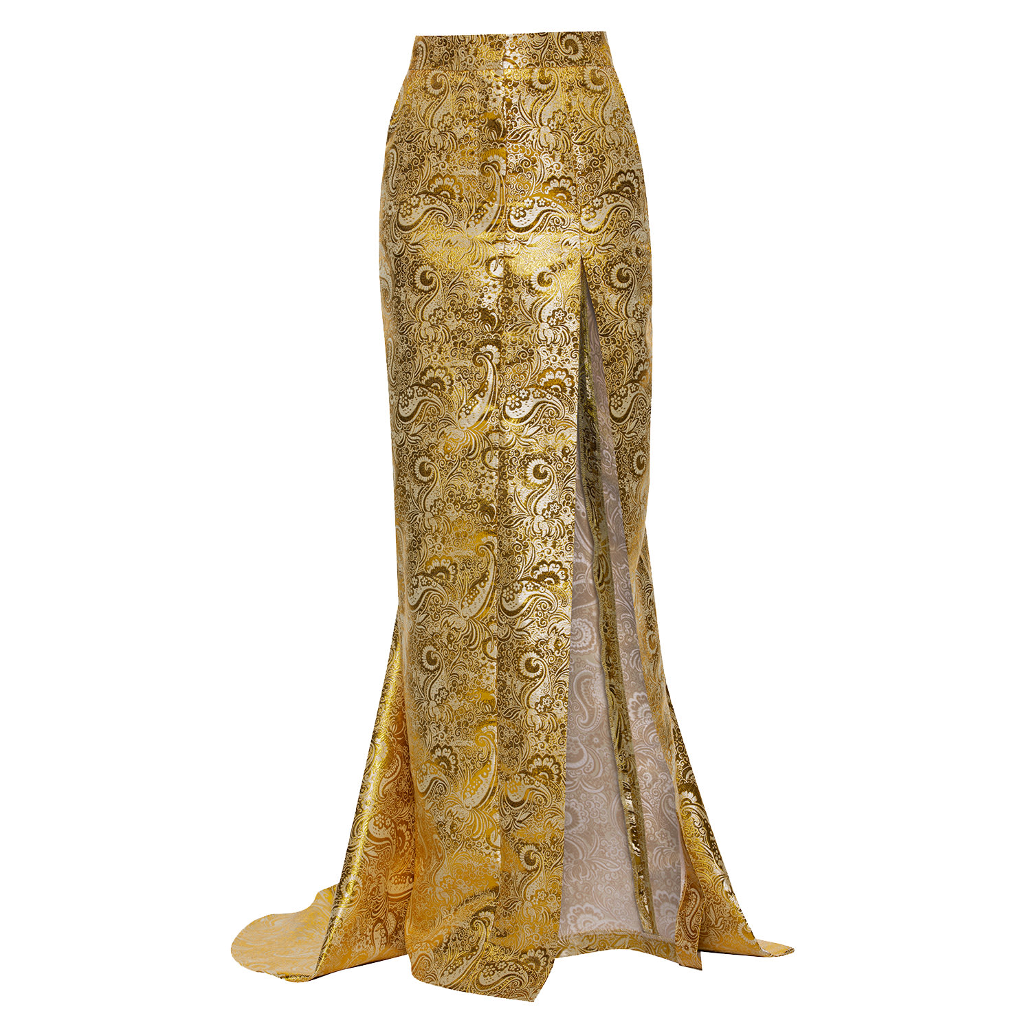 Women’s Overgold Maxi Skirt Medium Agata Szybowska